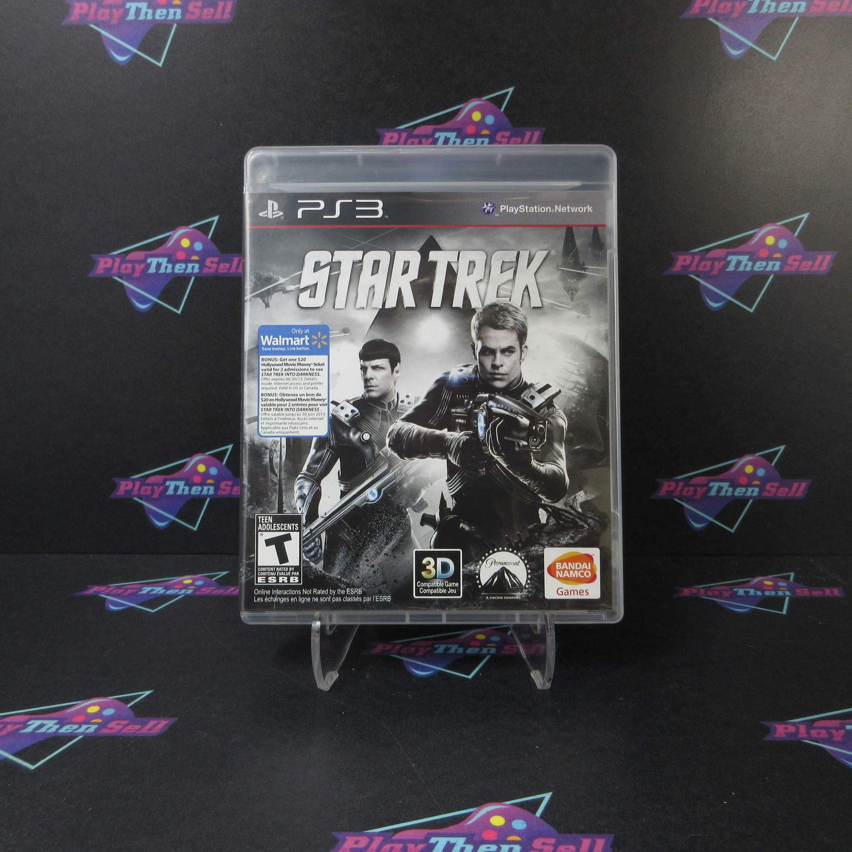 Star Trek PS3 PlayStation 3 + Movie Ticket - Like New