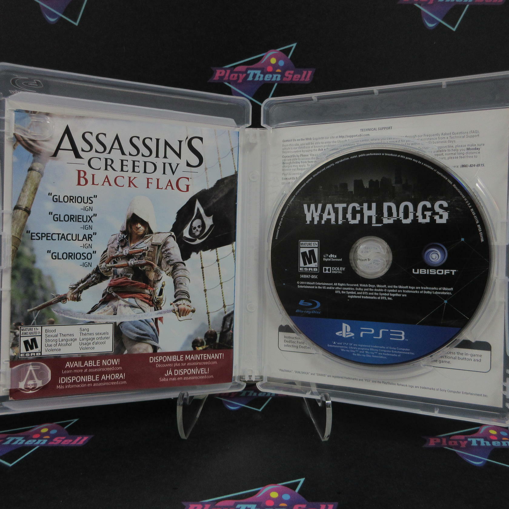 Watch Dogs PS3 PlayStation 3 - Like New