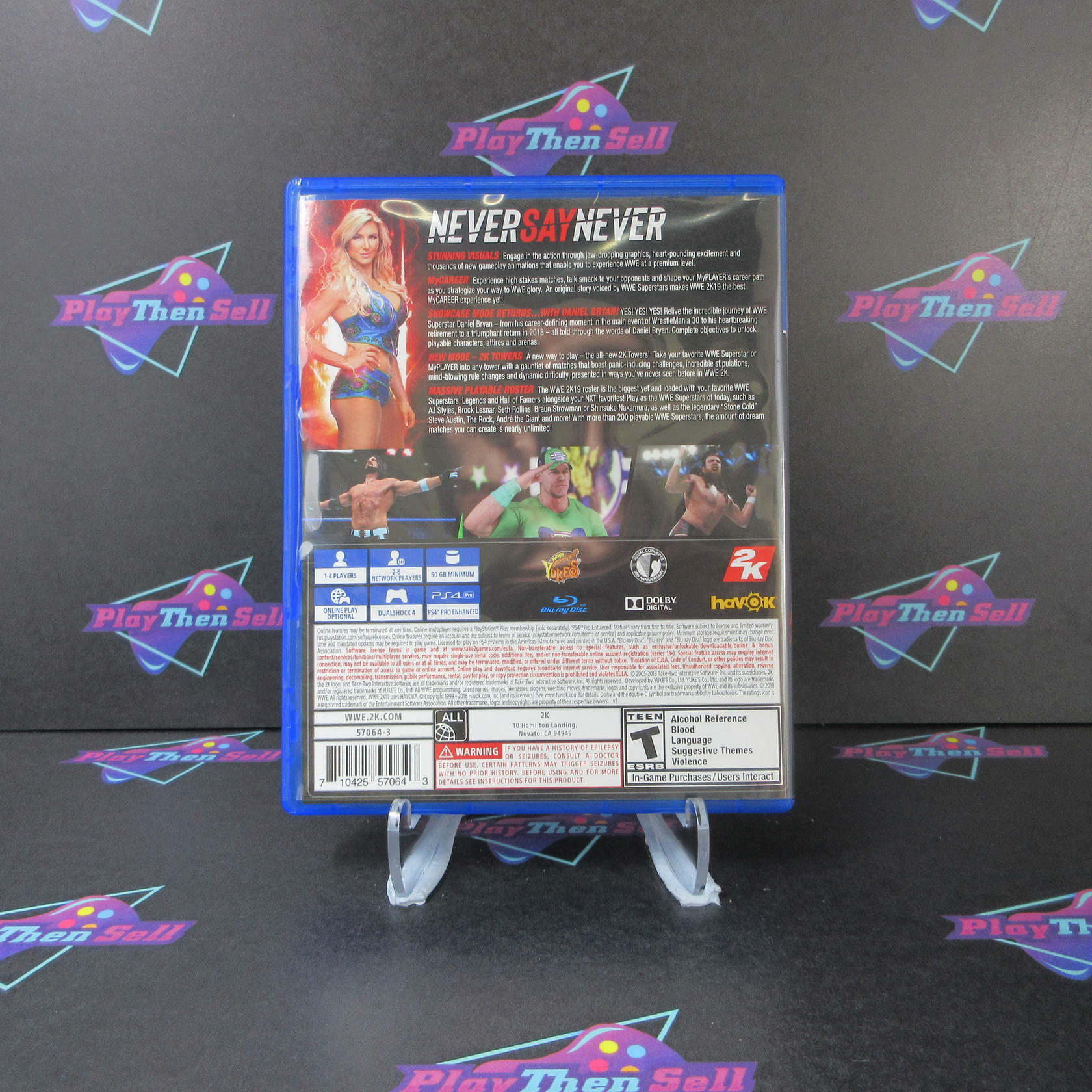 WWE 2K19 PS4 PlayStation 4 - Like New