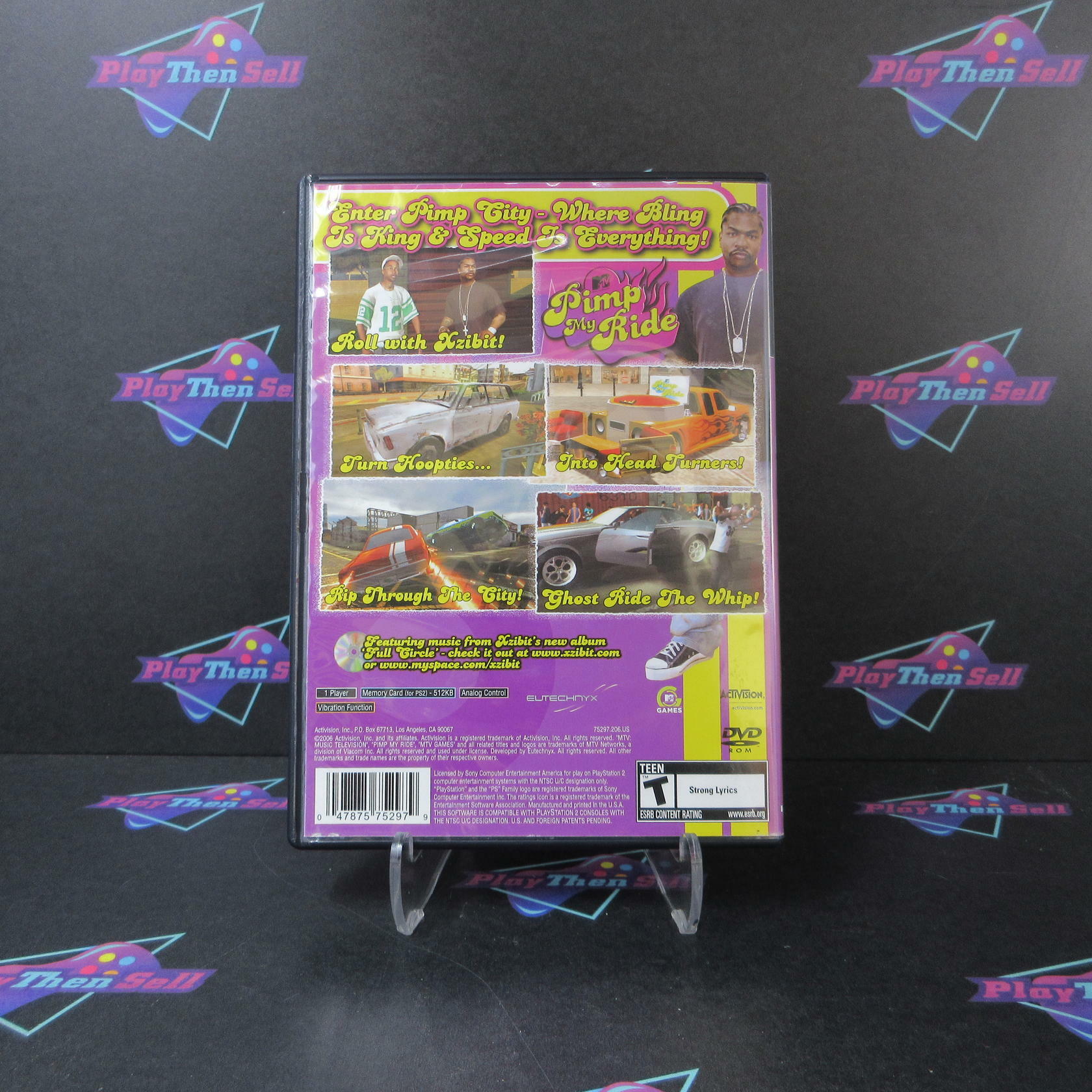 Pimp My Ride + Reg Card PS2 PlayStation 2 AD Complete CIB - Very Good
