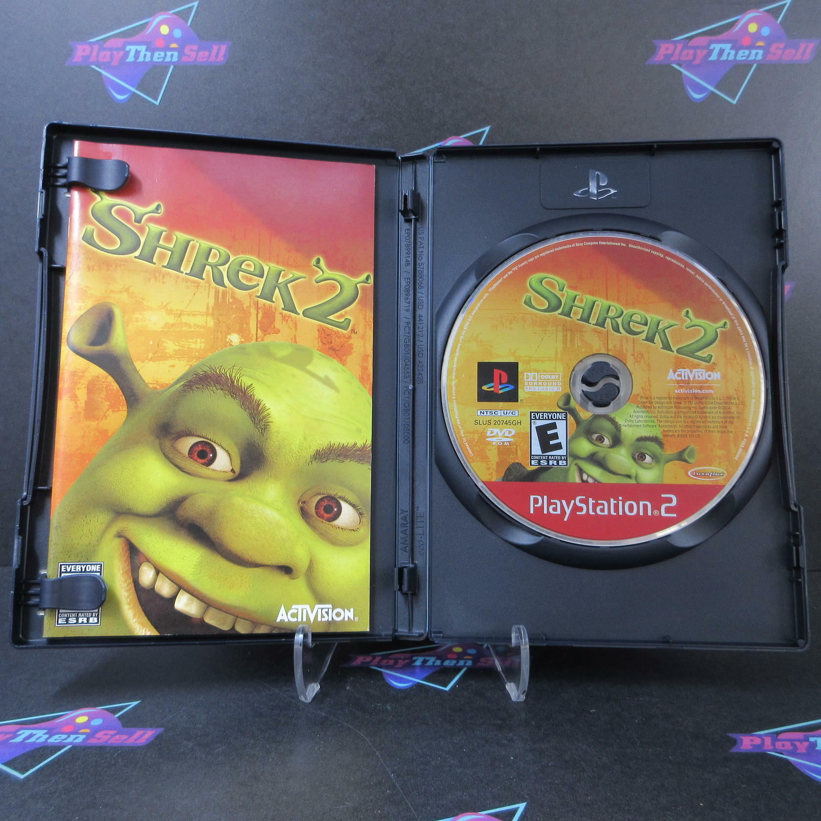 Shrek 2 GH PS2 PlayStation 2 AD Complete CIB - Very Good