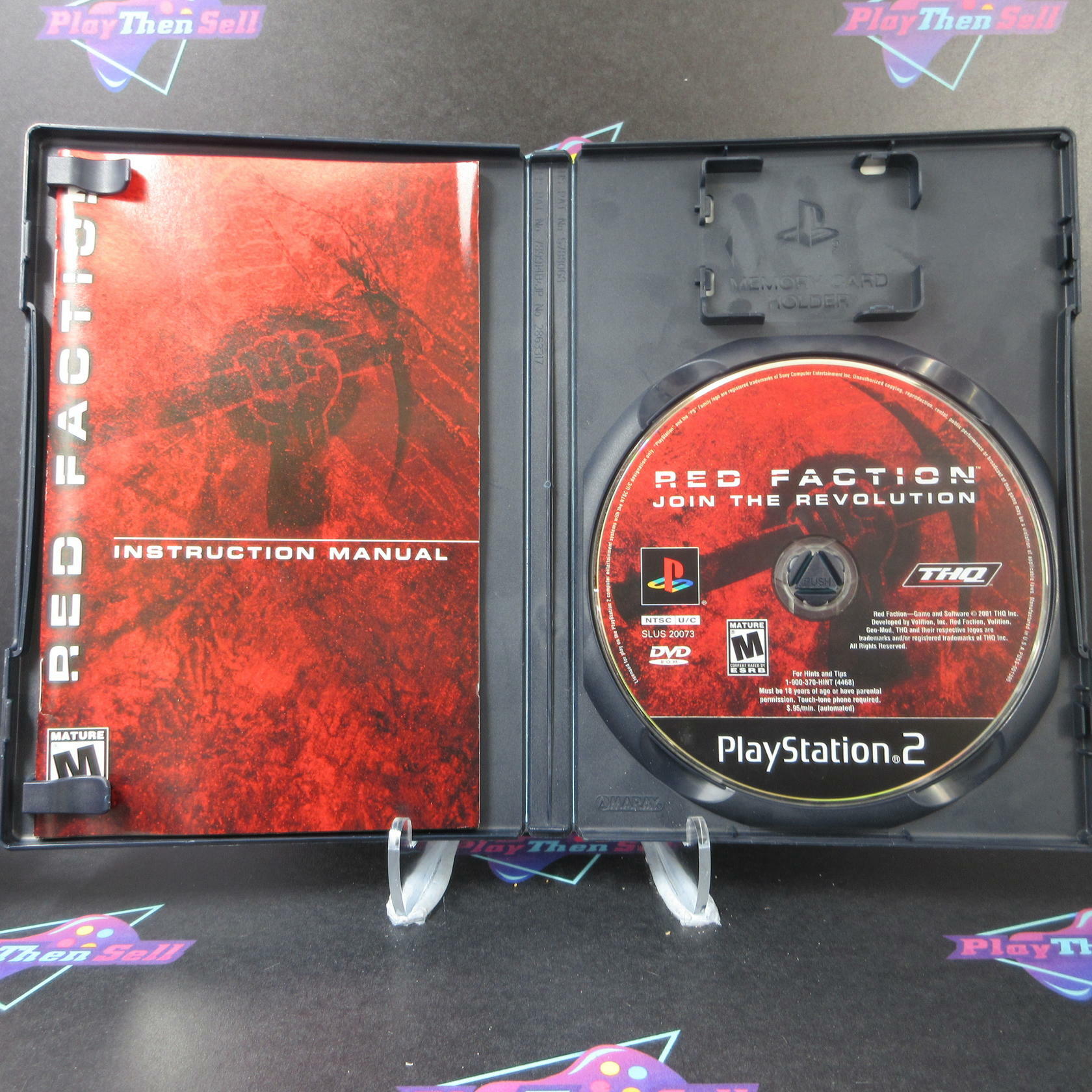 Red Faction PS2 PlayStation 2 AD Complete CIB - Very Good