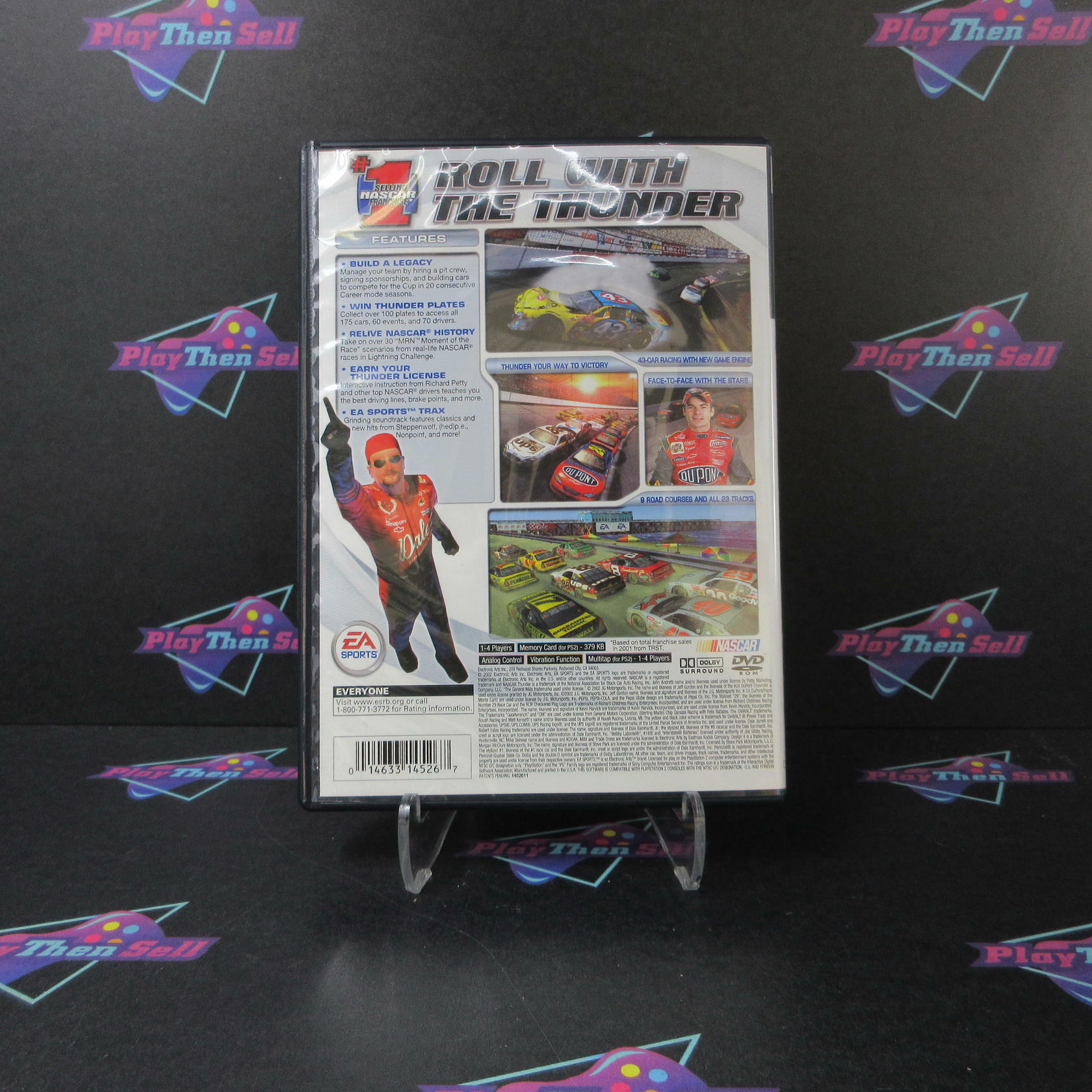 NASCAR Thunder 2003 PS2 PlayStation 2 AD/NM - Very Good