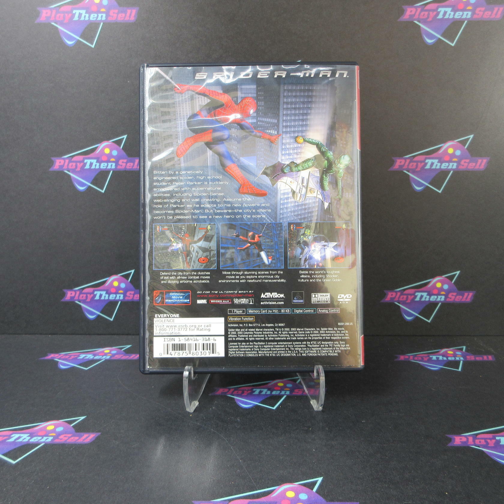 Spider-Man GH PS2 PlayStation 2 AD/NM - Very Good