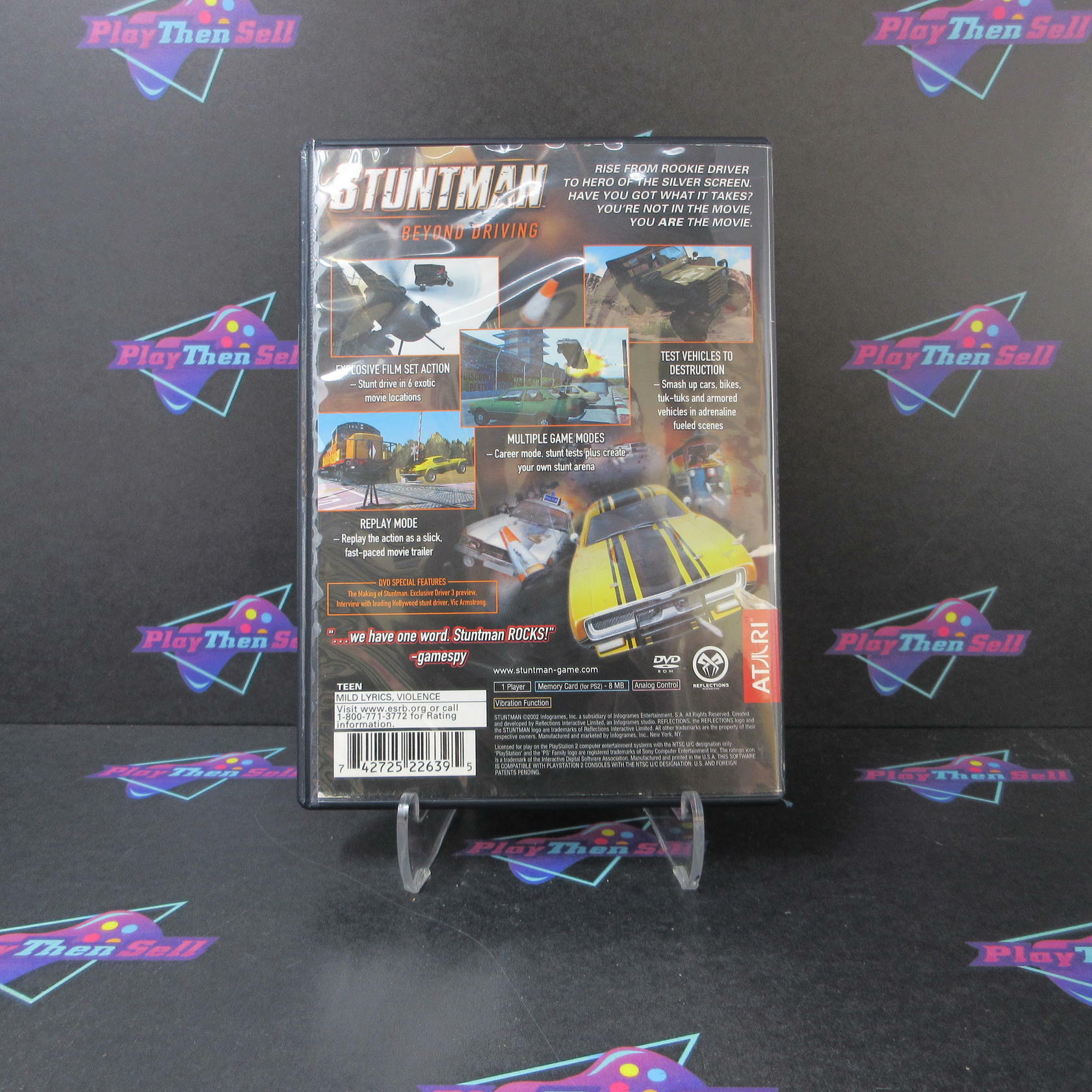 Stuntman PS2 PlayStation 2 AD/DD/MD Complete CIB - Very Good