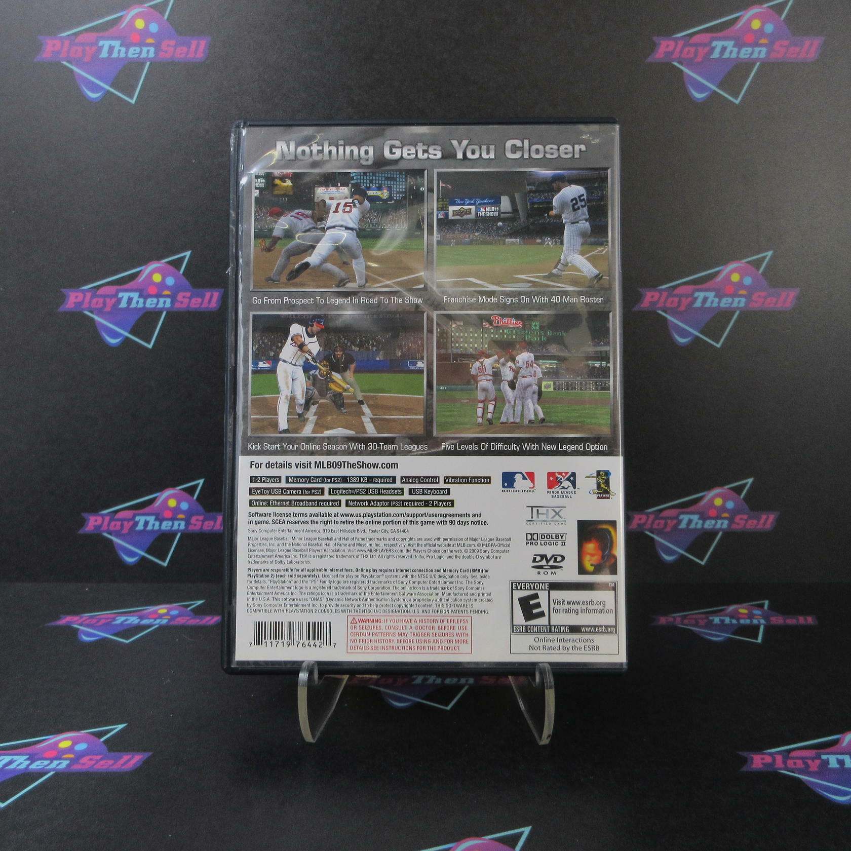 MLB 09 The Show PS2 PlayStation 2 + Reg Card - Like New