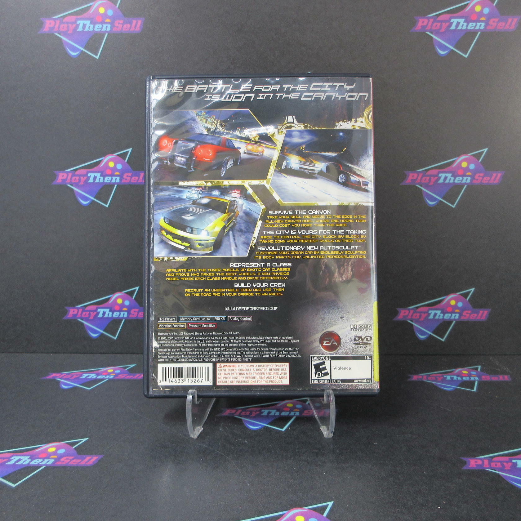 Need for Speed Carbon GH PS2 PlayStation 2 AD Complete CIB - Very Good