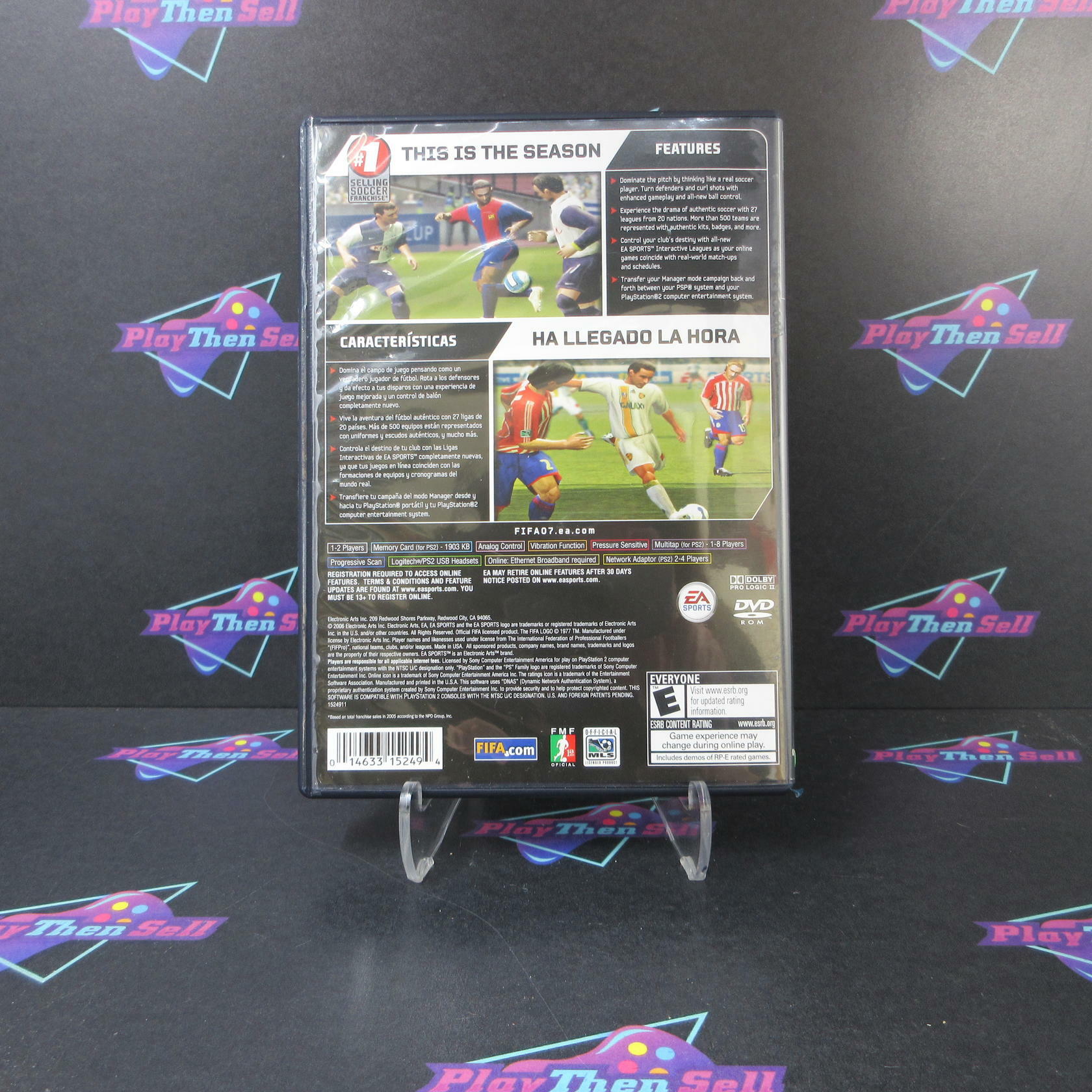 FIFA Soccer 07 PS2 PlayStation 2 - Very Good