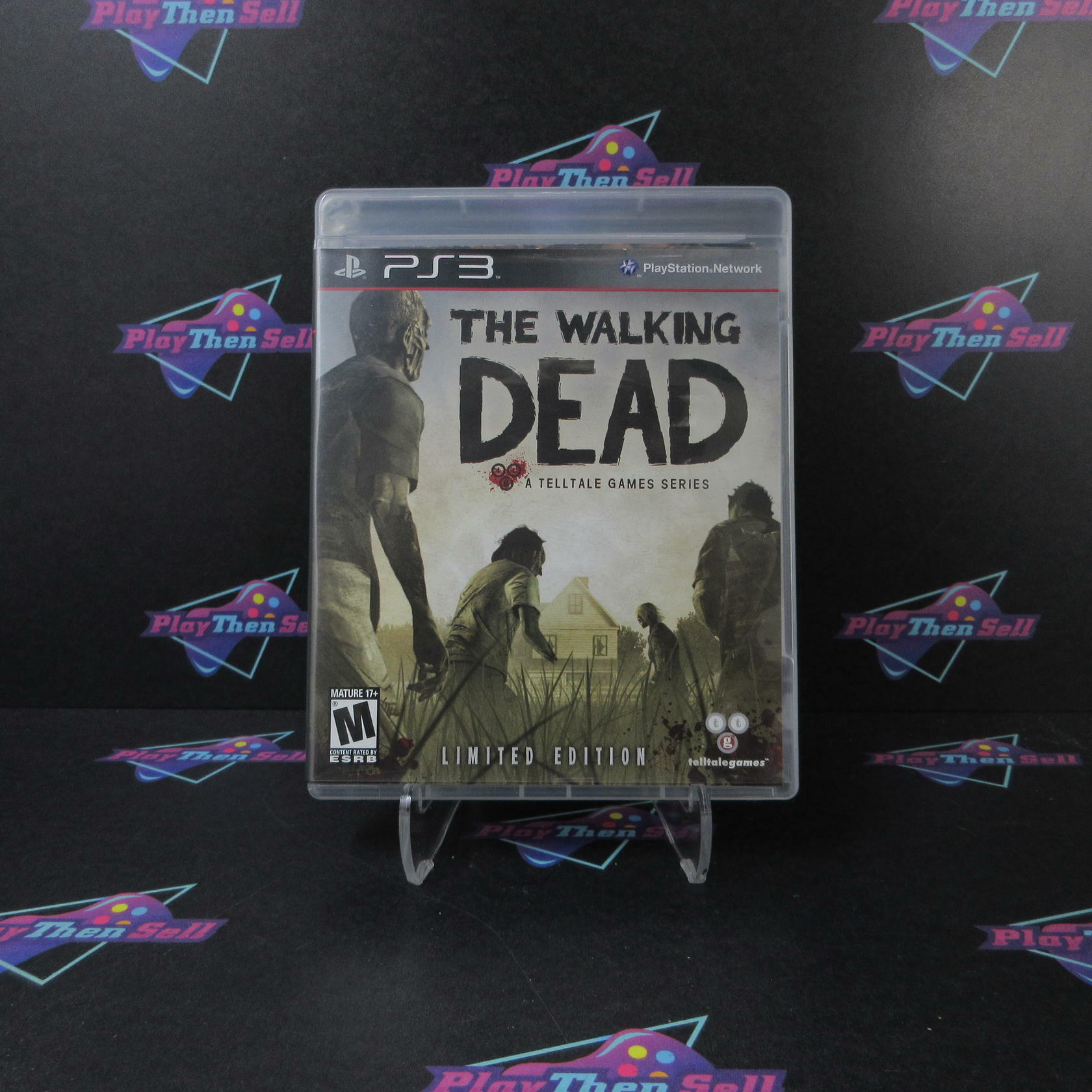 The Walking Dead Limited Edition PS3 PlayStation 3 + Poster - Like New
