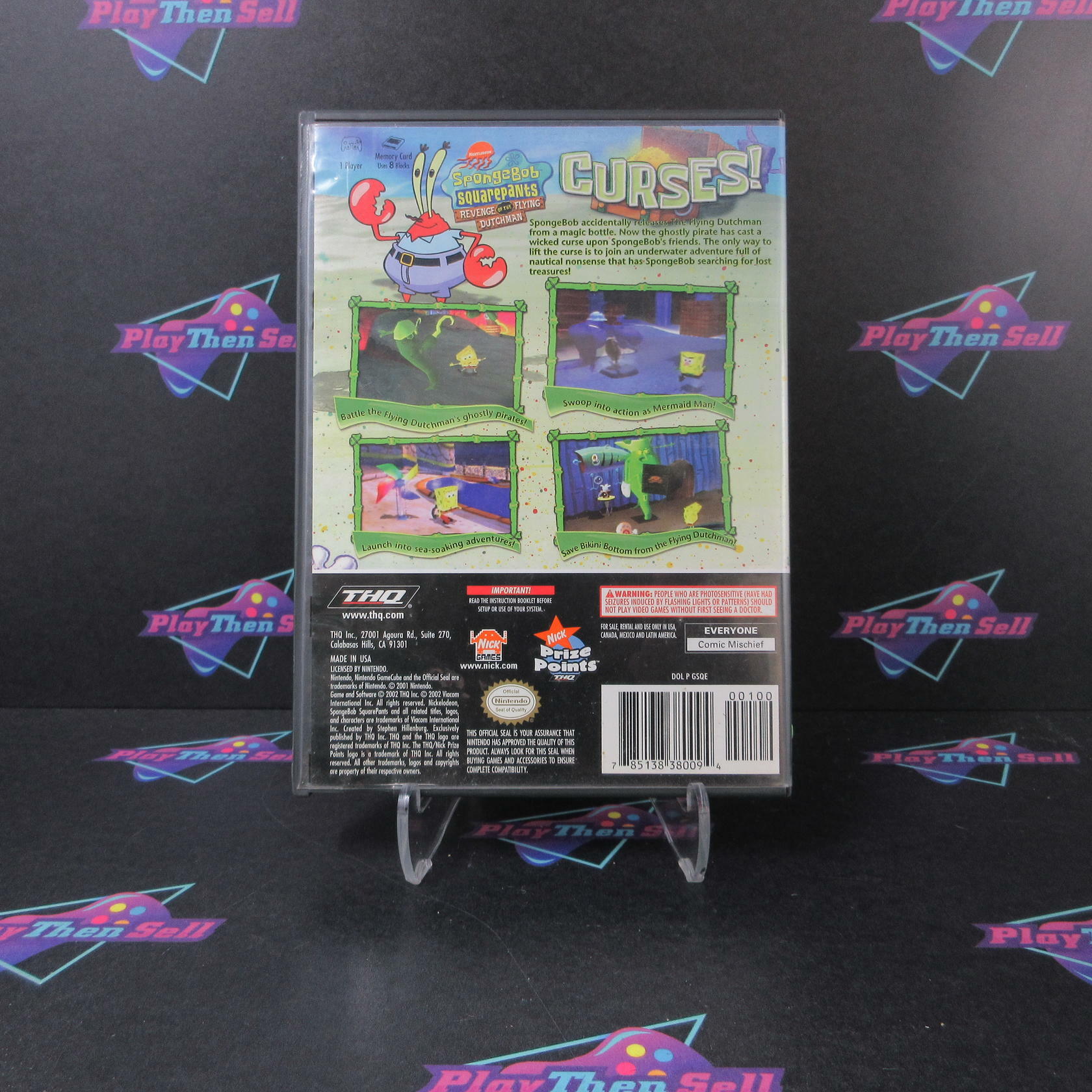 SpongeBob Squarepants Revenge of the Flying Dutchman Nintendo Gamecube - Very Good