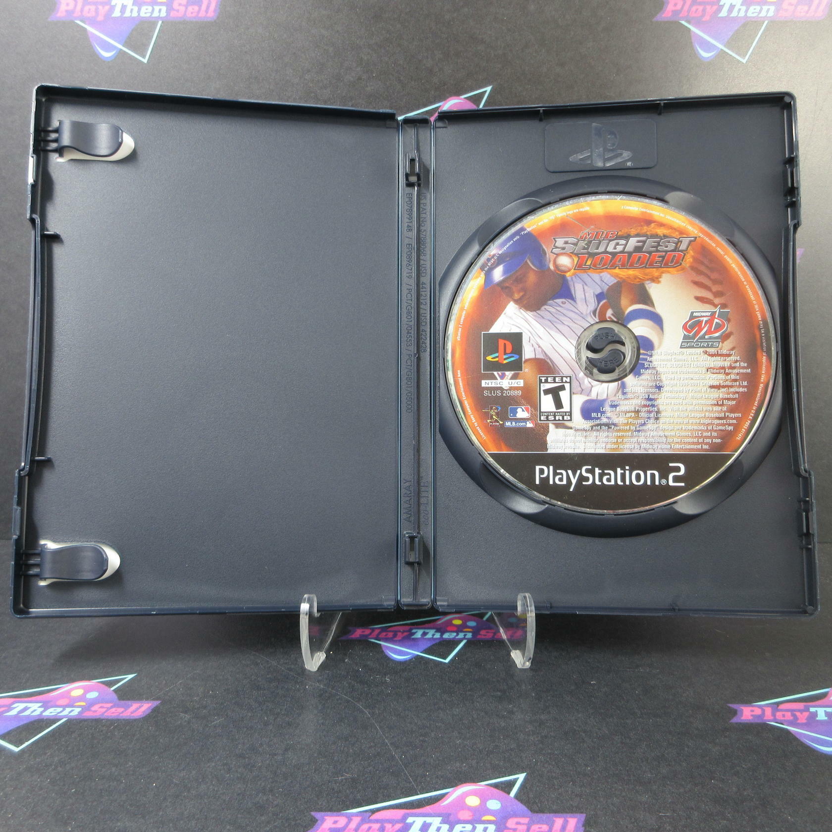 MLB Slugfest Loaded PS2 PlayStation 2 AD/DD/NM - Very Good
