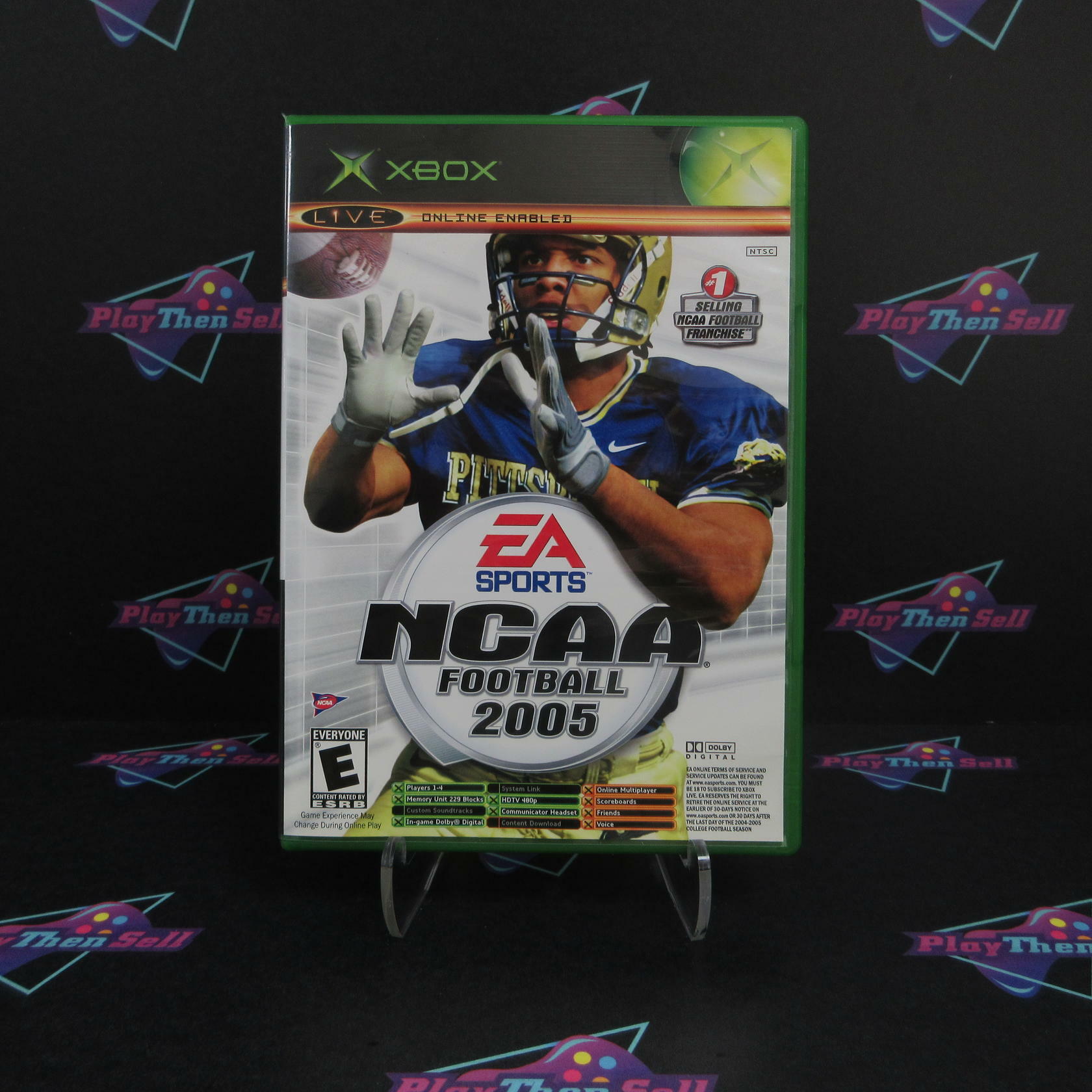 NCAA Football 2005 / Top Spin Xbox - Like New