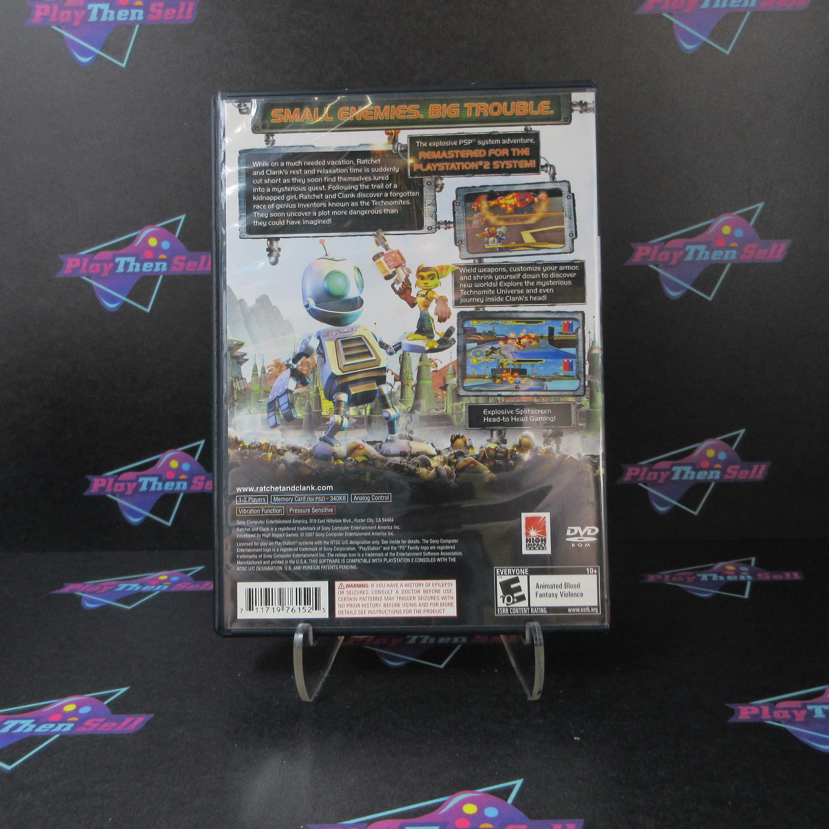 Ratchet & Clank Size Matters PS2 PlayStation 2 - Like New
