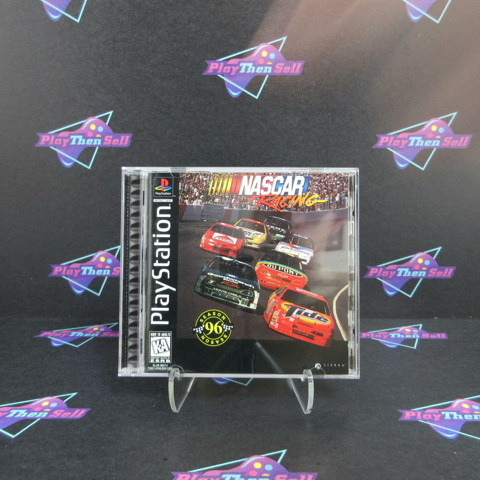NASCAR Racing PS1 PlayStation 1 + Reg Card - Like New
