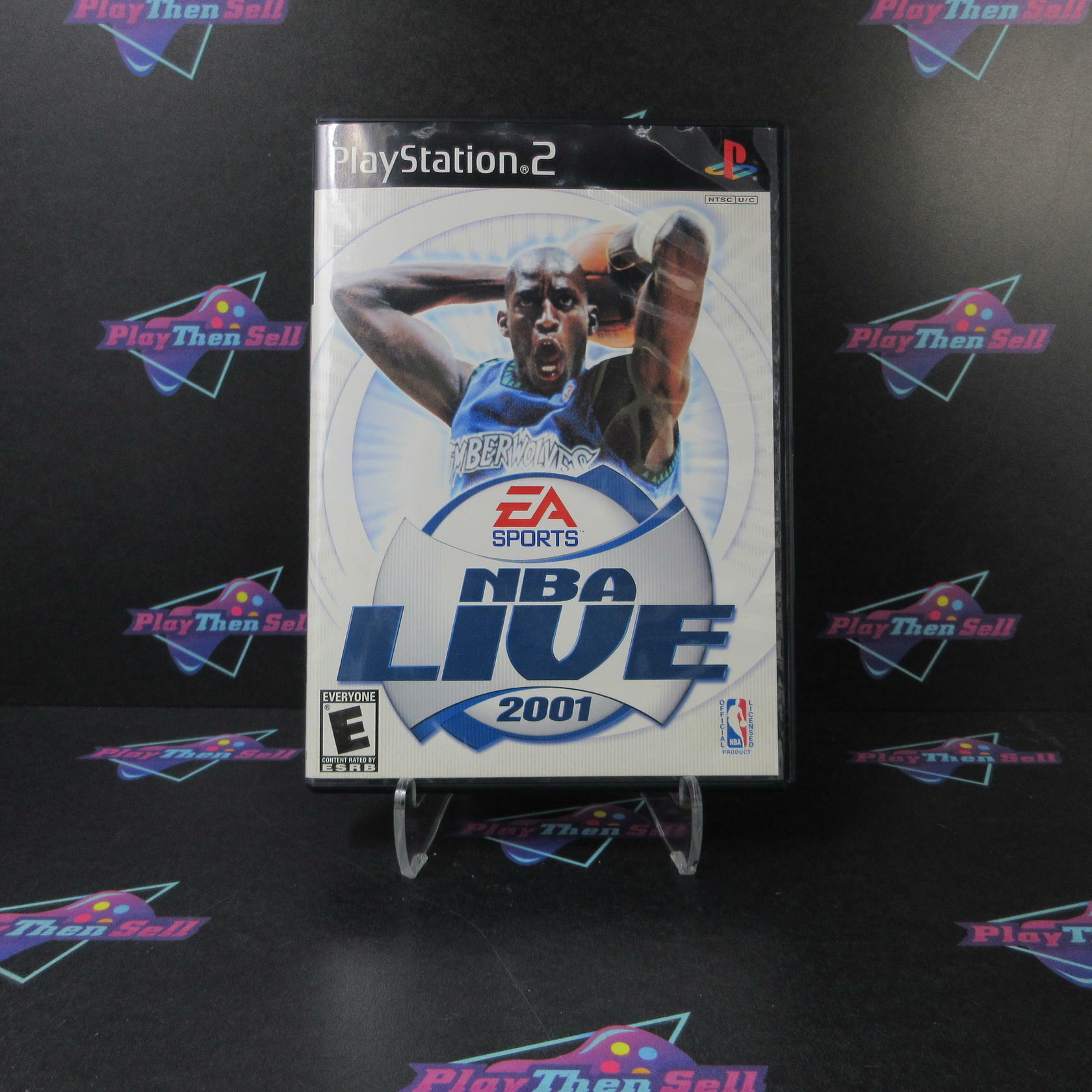 NBA Live 2001 + Reg Card PS2 PlayStation 2 DD/NM - Very Good