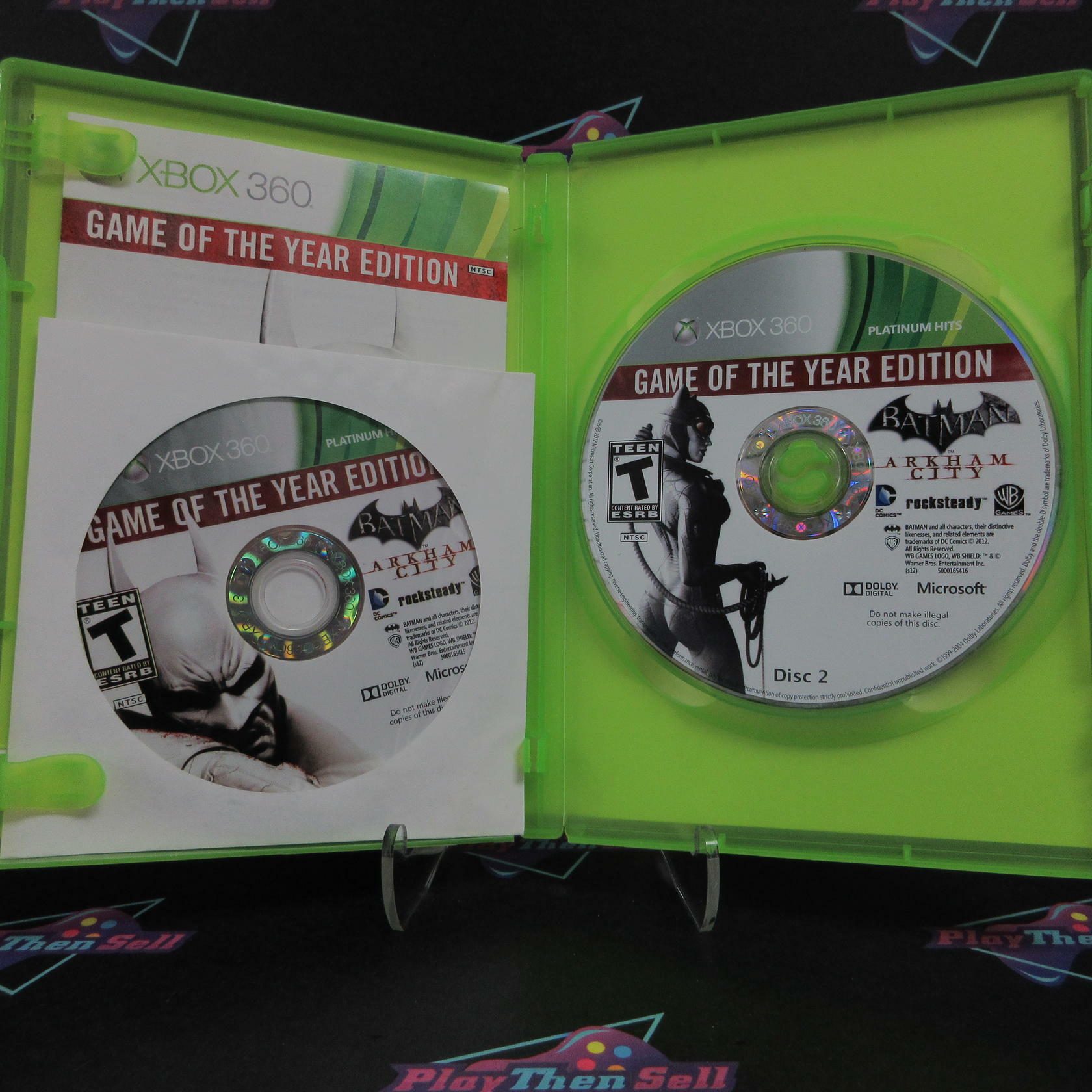 Batman Arkham City GOTY Xbox 360 Platinum Hits - Like New