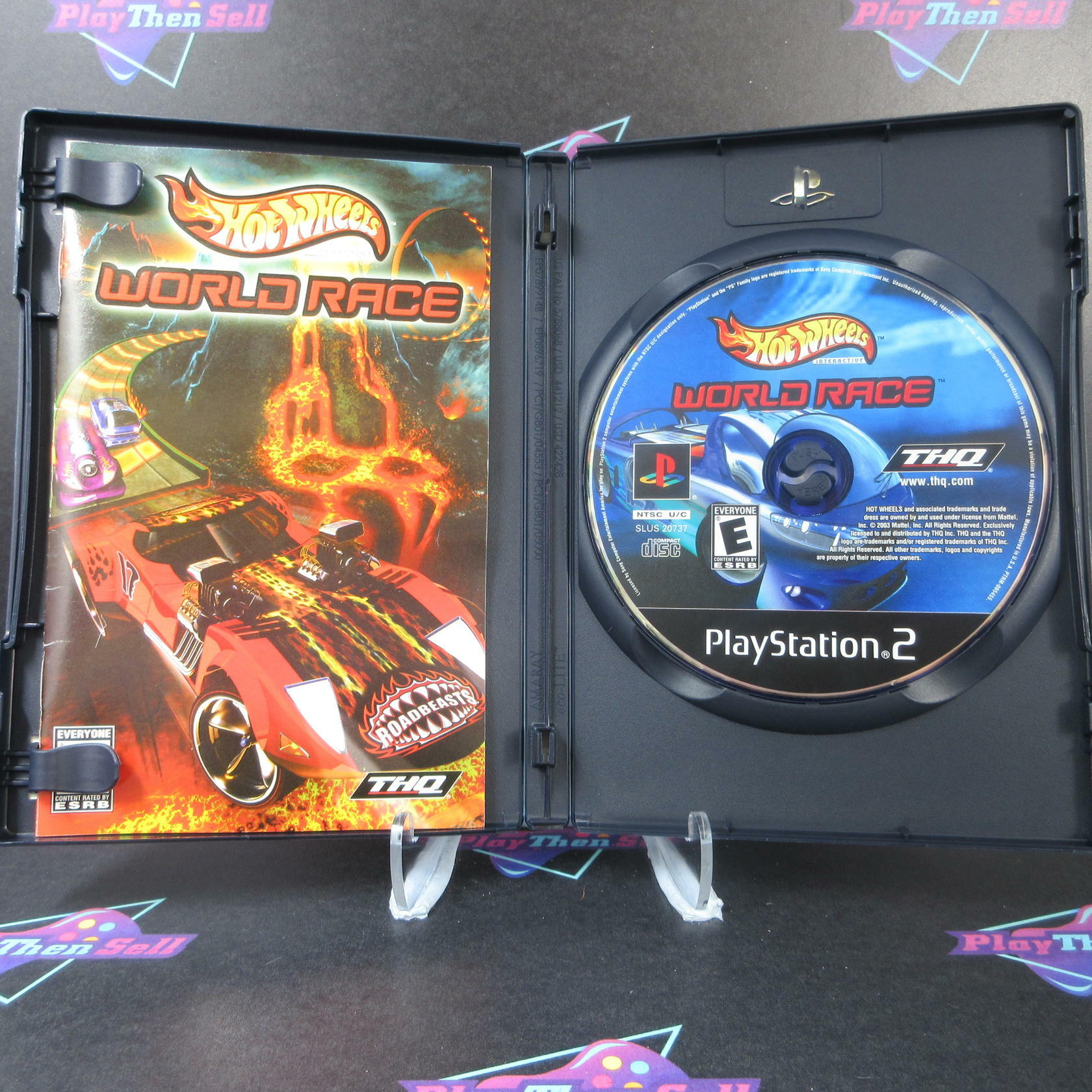 Hot Wheels World Race PlayStation 2 PS2 - Like New