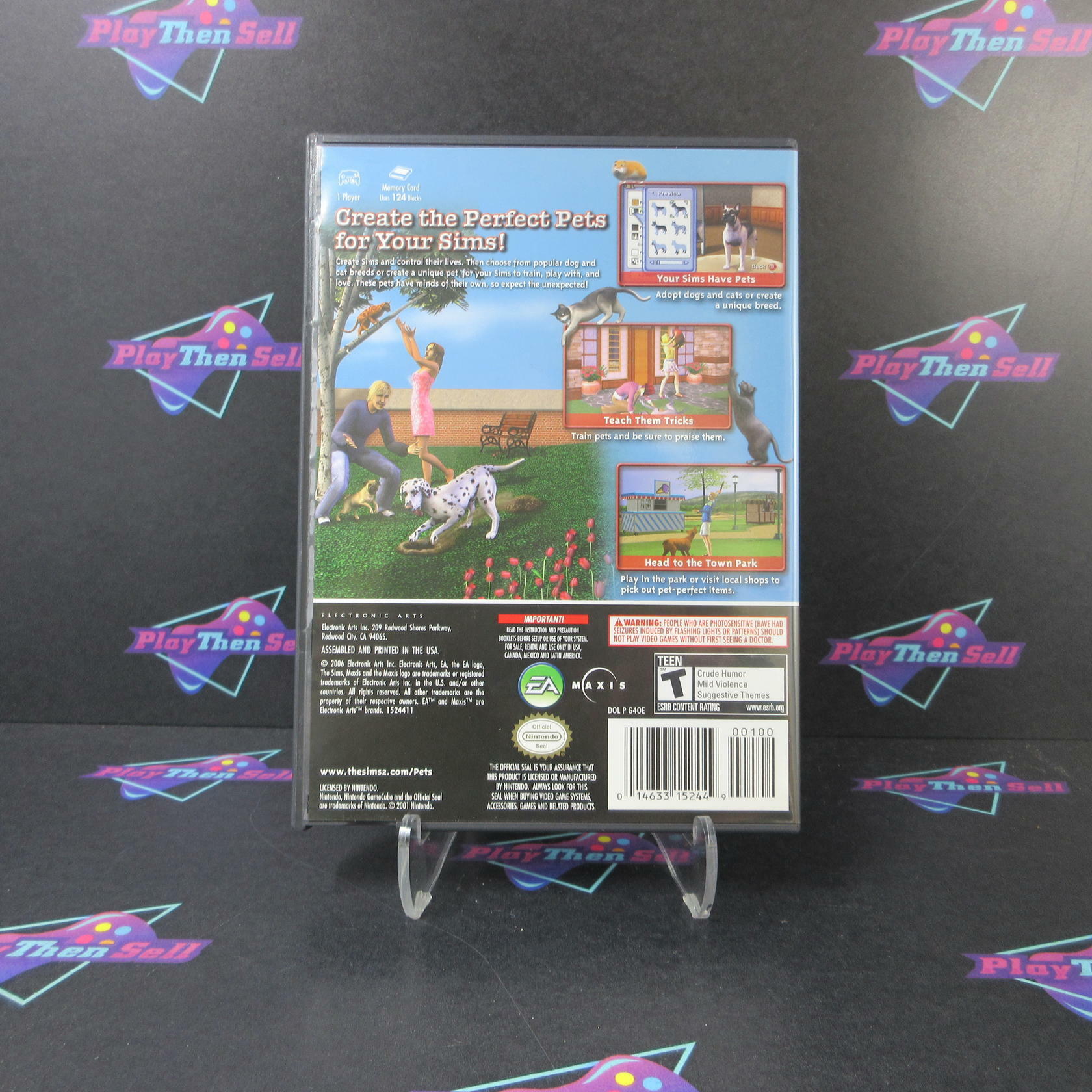 Sims 2 Pets Nintendo GameCube - Like New