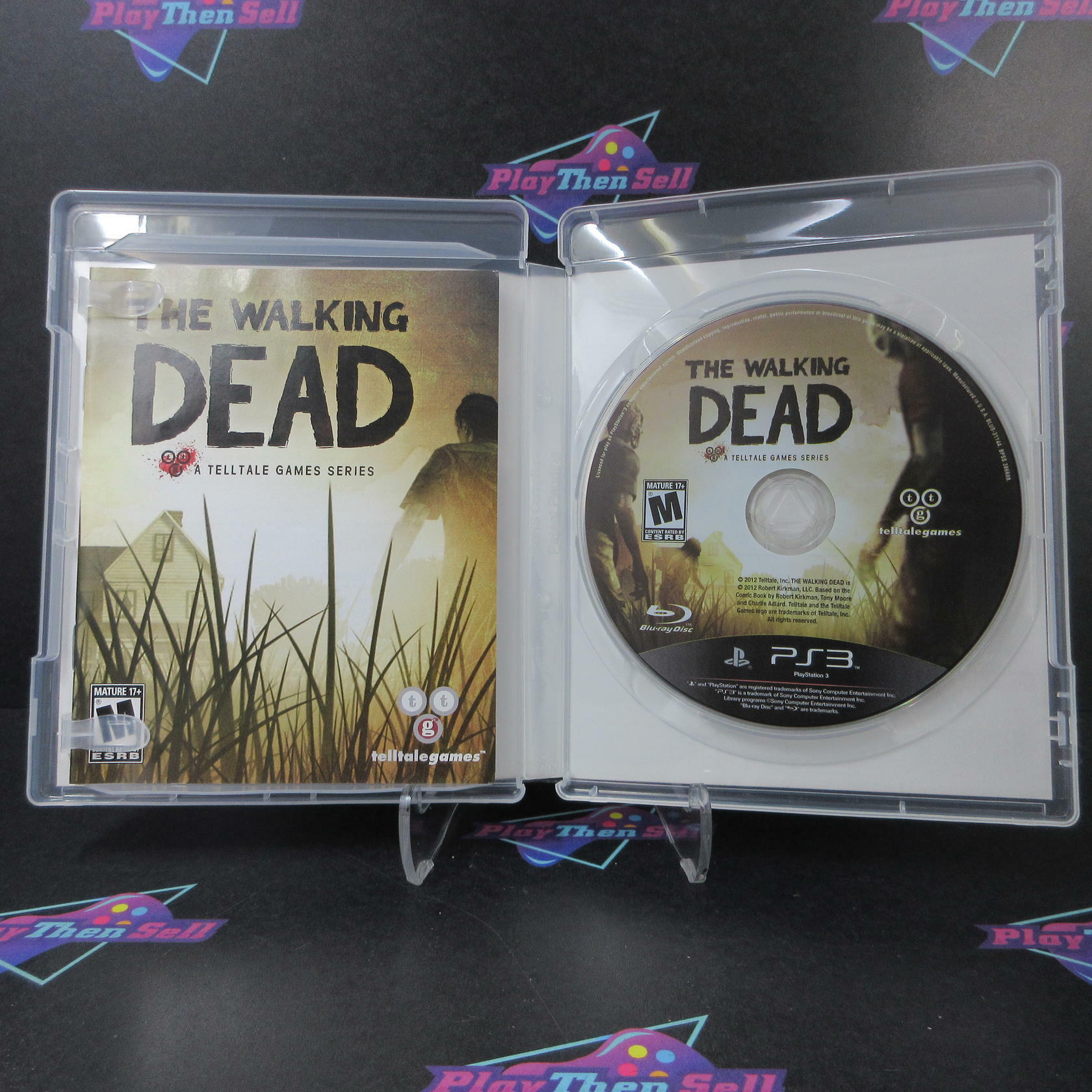 The Walking Dead Limited Edition PS3 PlayStation 3 + Poster - Like New