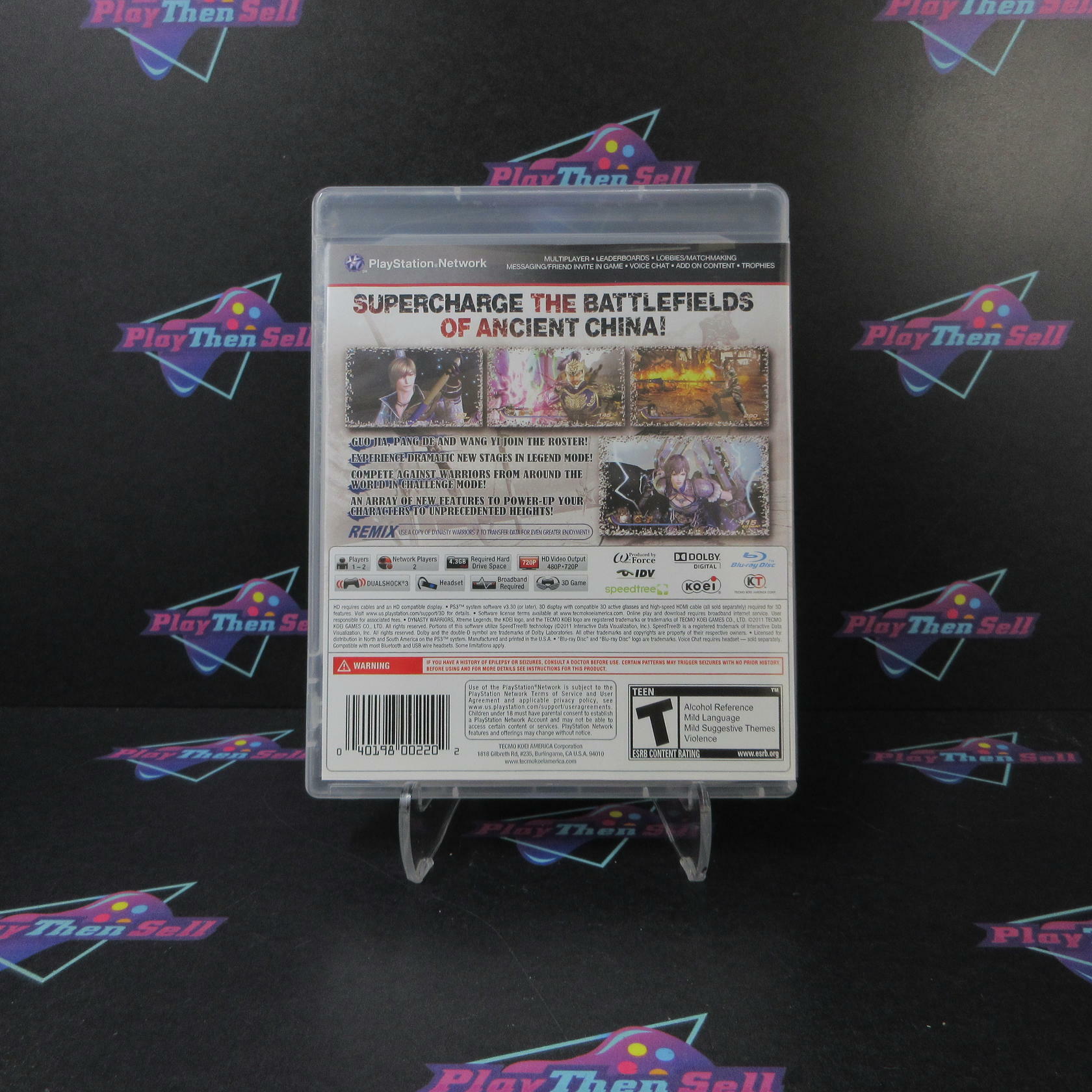 Dynasty Warriors 7 Xtreme Legends PS3 PlayStation 3 - Very Good