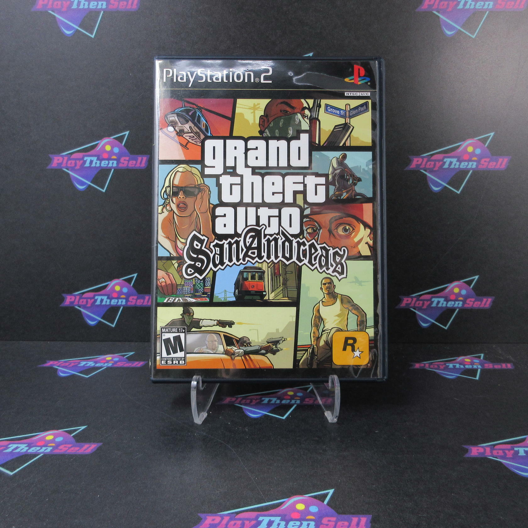 Grand Theft Auto San Andreas PS2 PlayStation 2 DD/NM - Very Good
