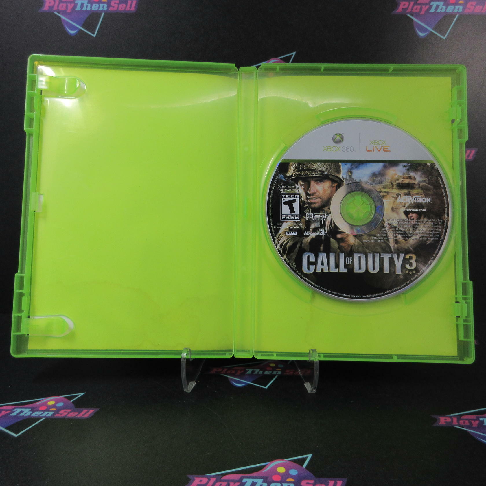 Call of Duty 3 Xbox 360 AD/NM - Very Good