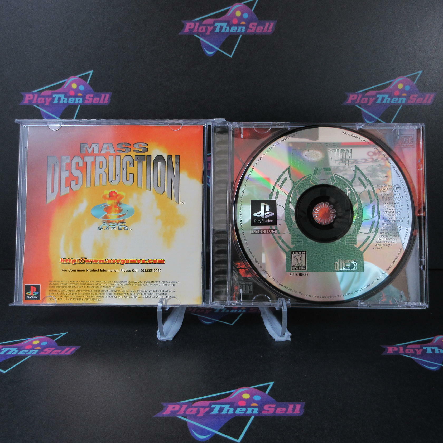 Mass Destruction PS1 PlayStation 1 - Like New