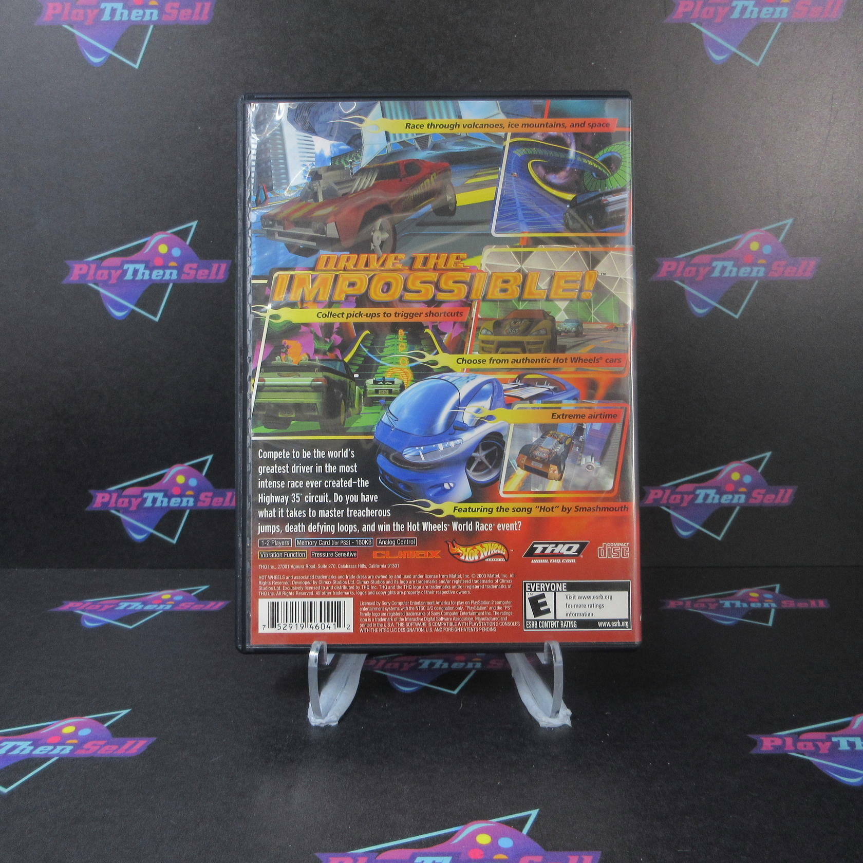 Hot Wheels World Race PlayStation 2 PS2 - Like New