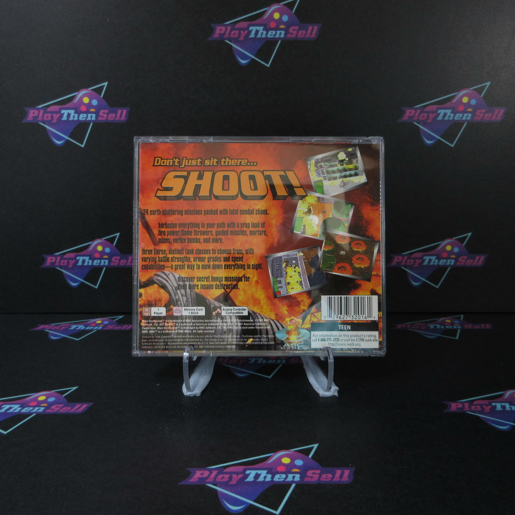 Mass Destruction PS1 PlayStation 1 - Like New