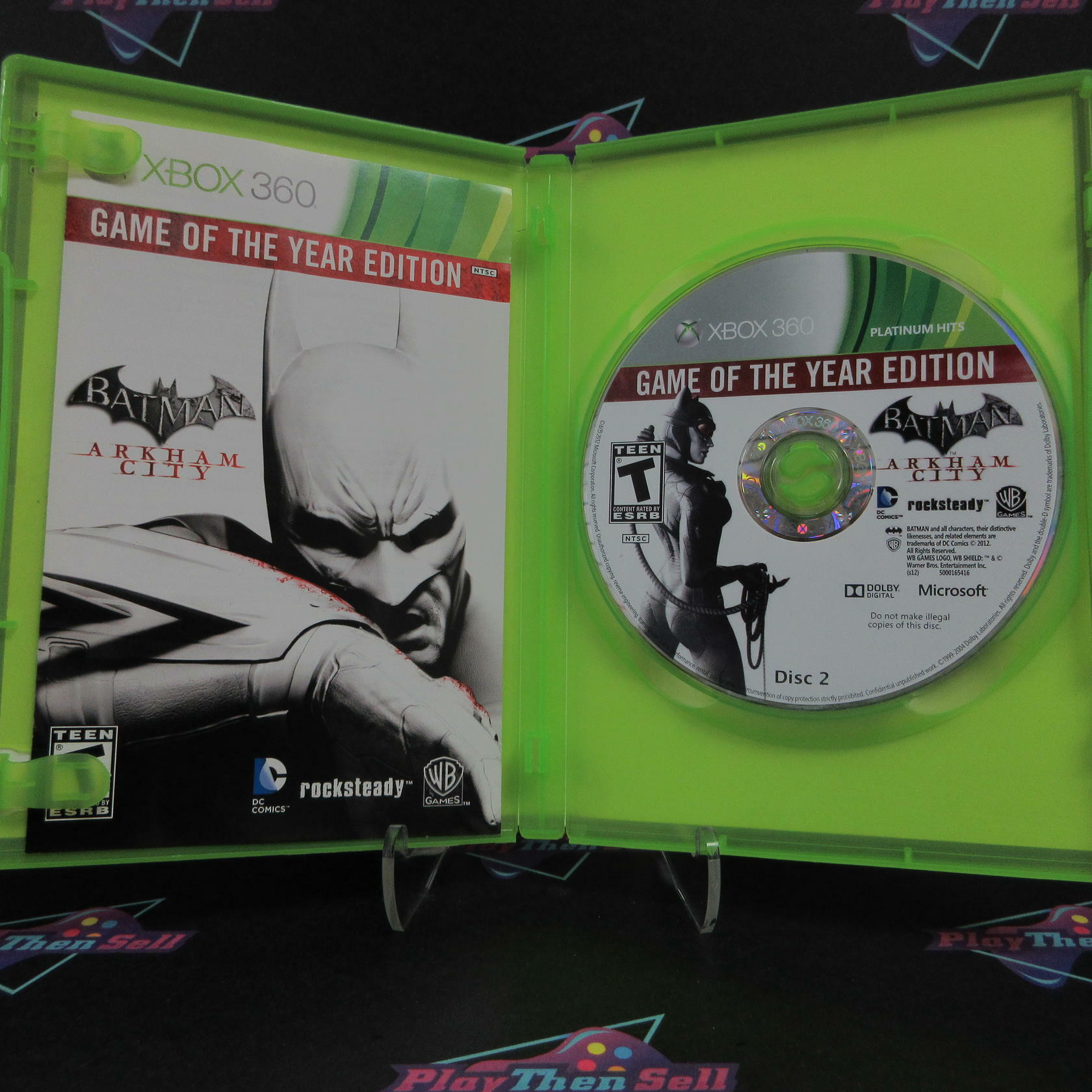Batman Arkham City GOTY Xbox 360 Platinum Hits - Like New