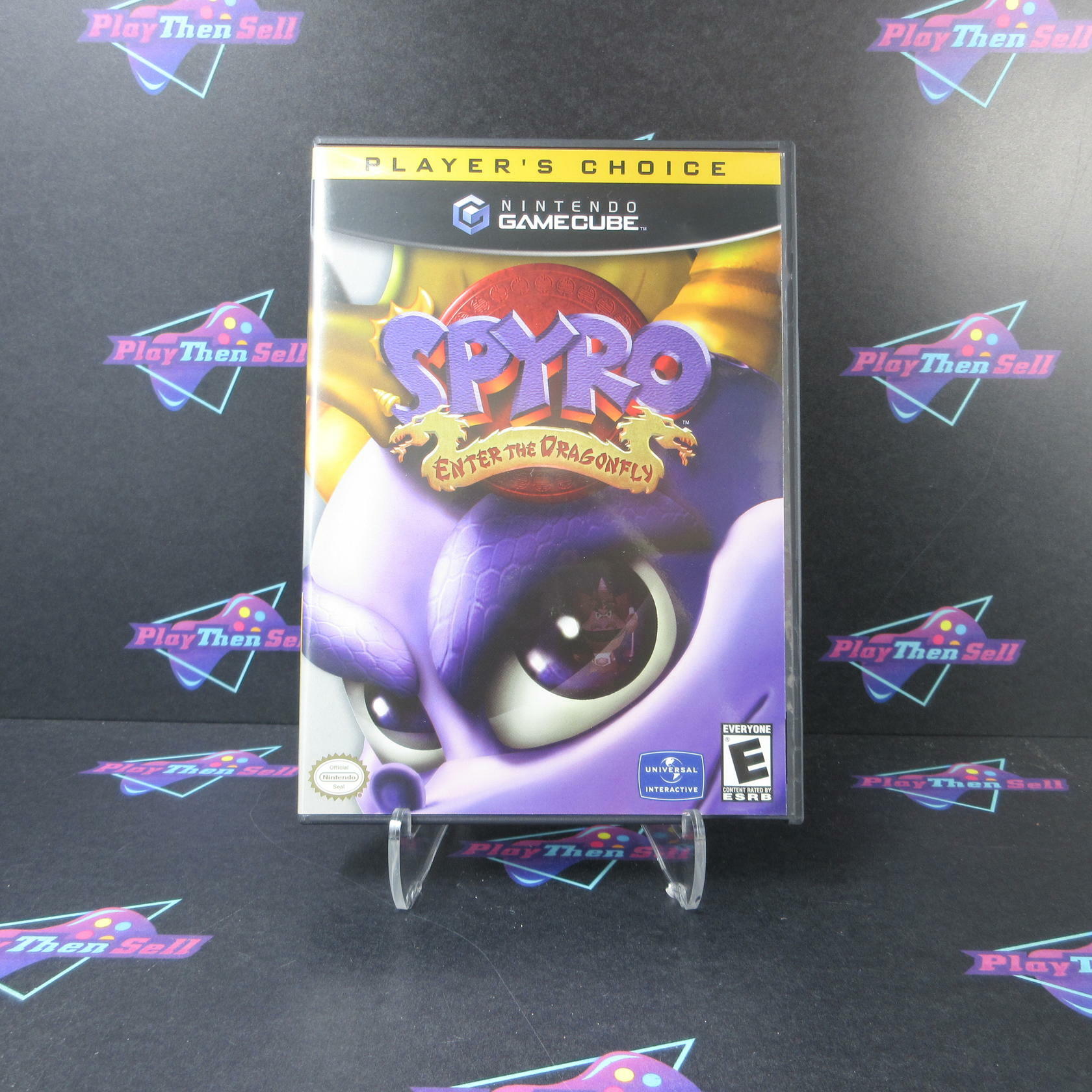Spyro Enter the Dragonfly Players Choice Nintendo GameCube + Reg Card - Like New