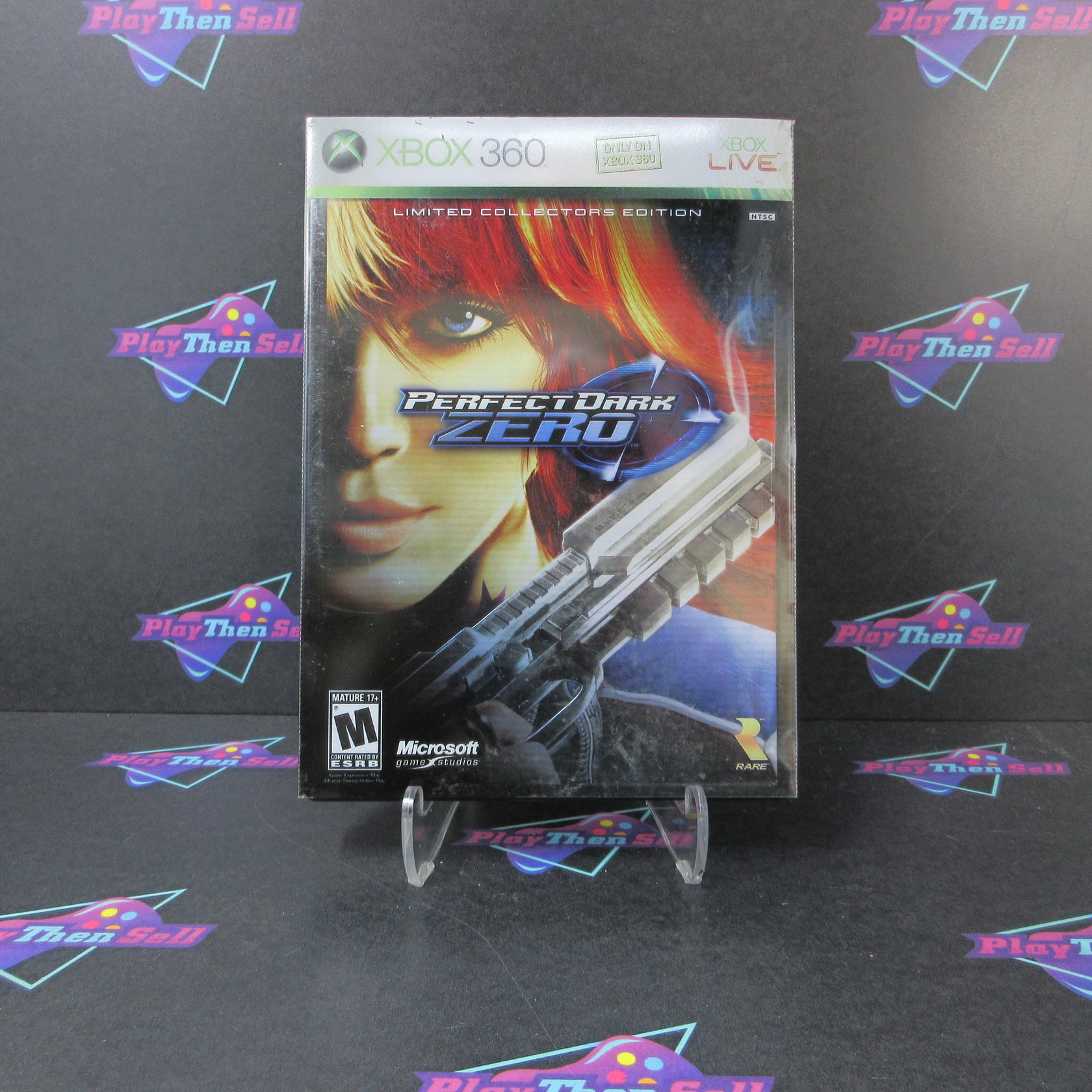Perfect Dark Zero Xbox 360 Limited Collector's Edition Steelbook + Comic / Glyph - Like New