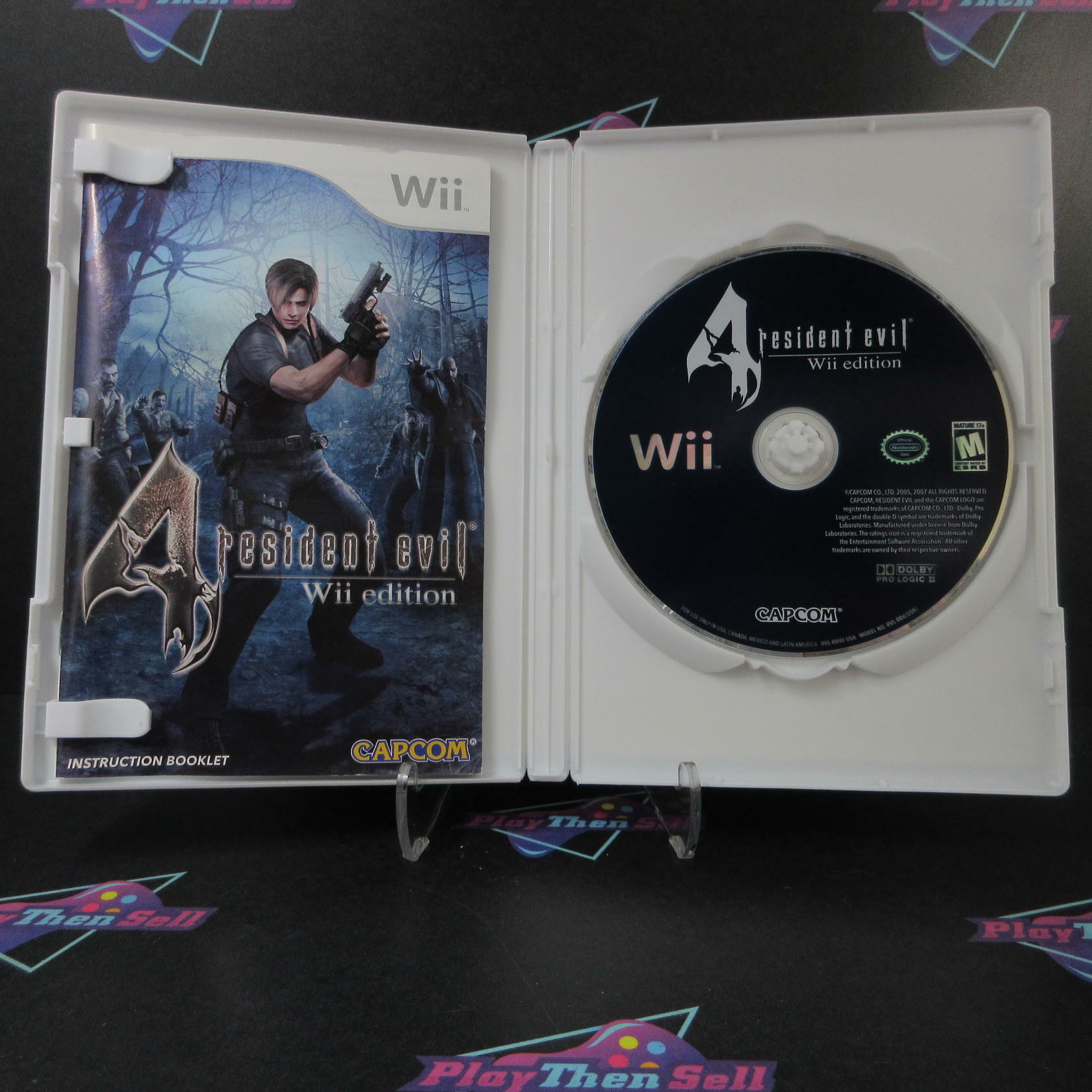Resident Evil 4 Wii Edition Nintendo Wii AD Complete CIB - Very Good