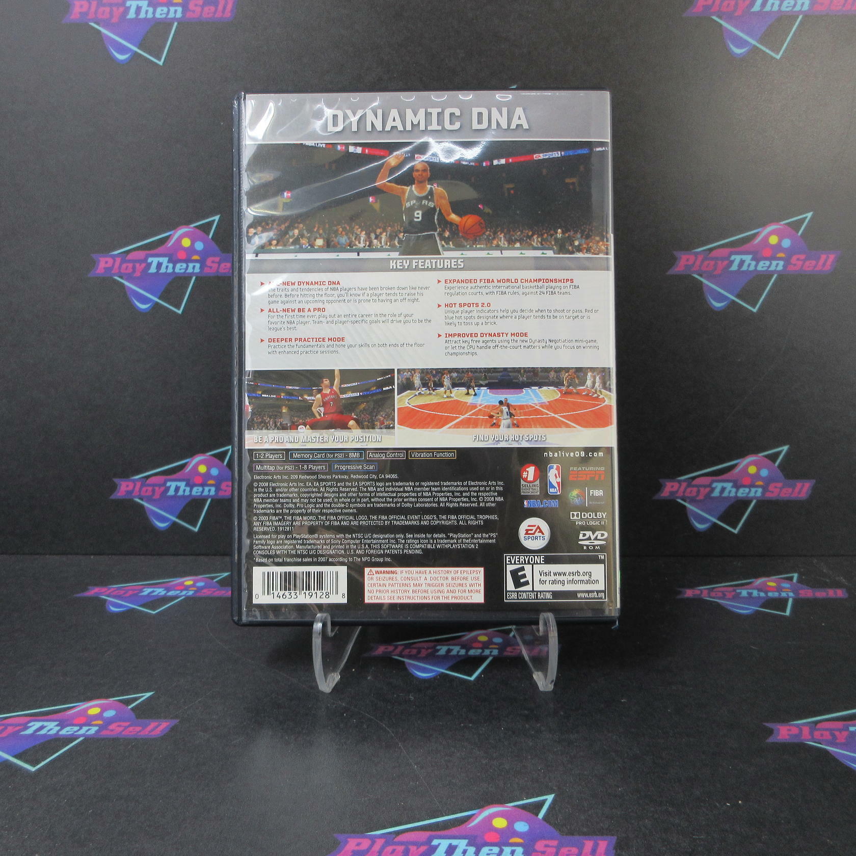 NBA Live 09 PS2 PlayStation 2 - Very Good