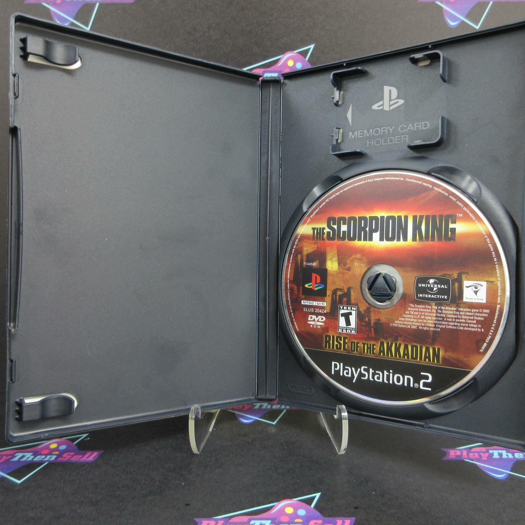 Scorpion King Rise of the Akkadian PS2 Playstation 2 AD/NM - Very Good