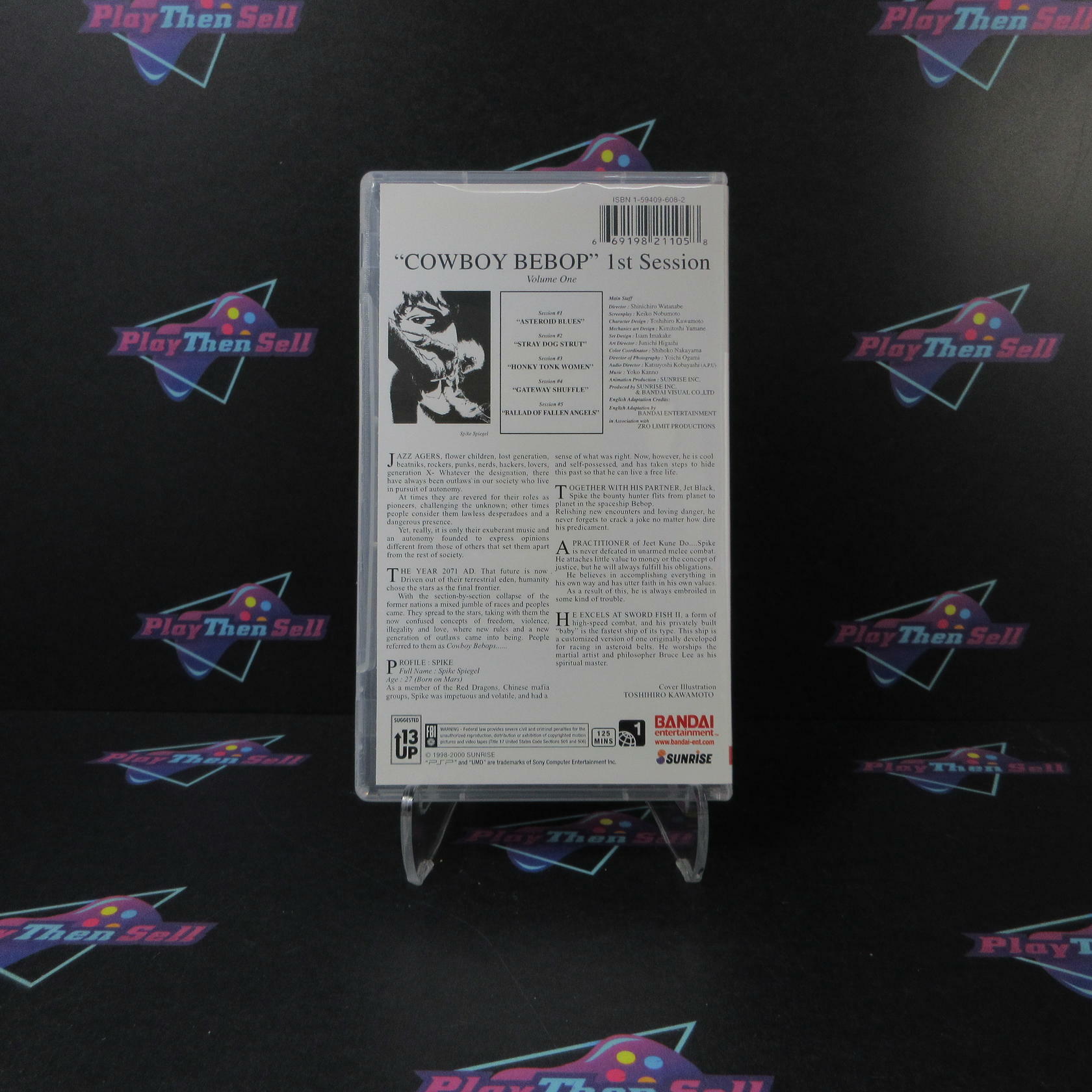 Cowboy Bebop Vol. 1 Sony PSP UMD - Like New