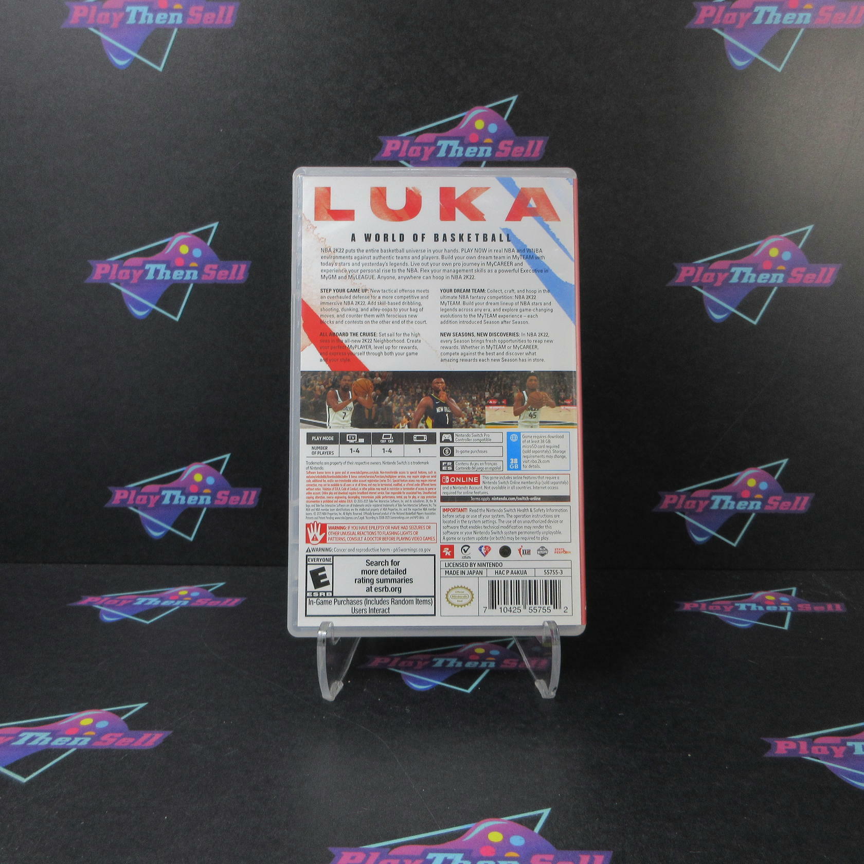 NBA 2K22 Nintendo Switch - Like New