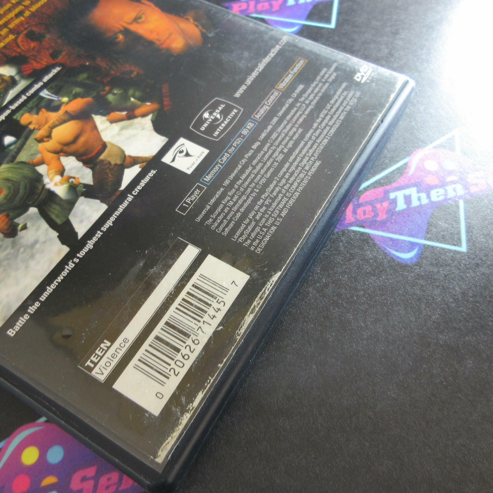 Scorpion King Rise of the Akkadian PS2 Playstation 2 AD/NM - Very Good