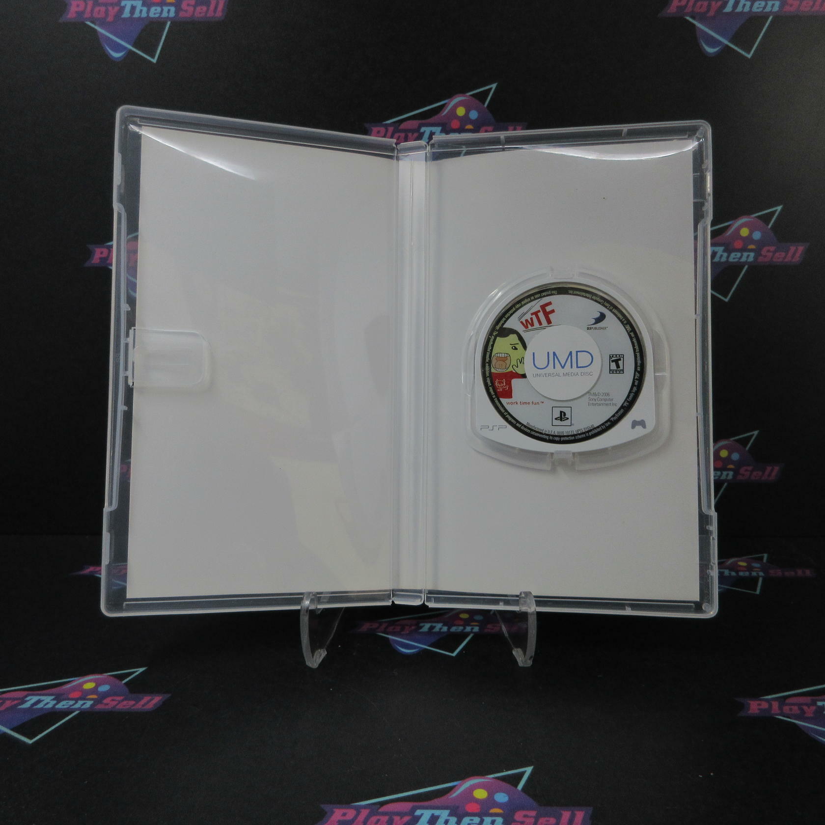 WTF Work Time Fun Sony PSP - Very Good