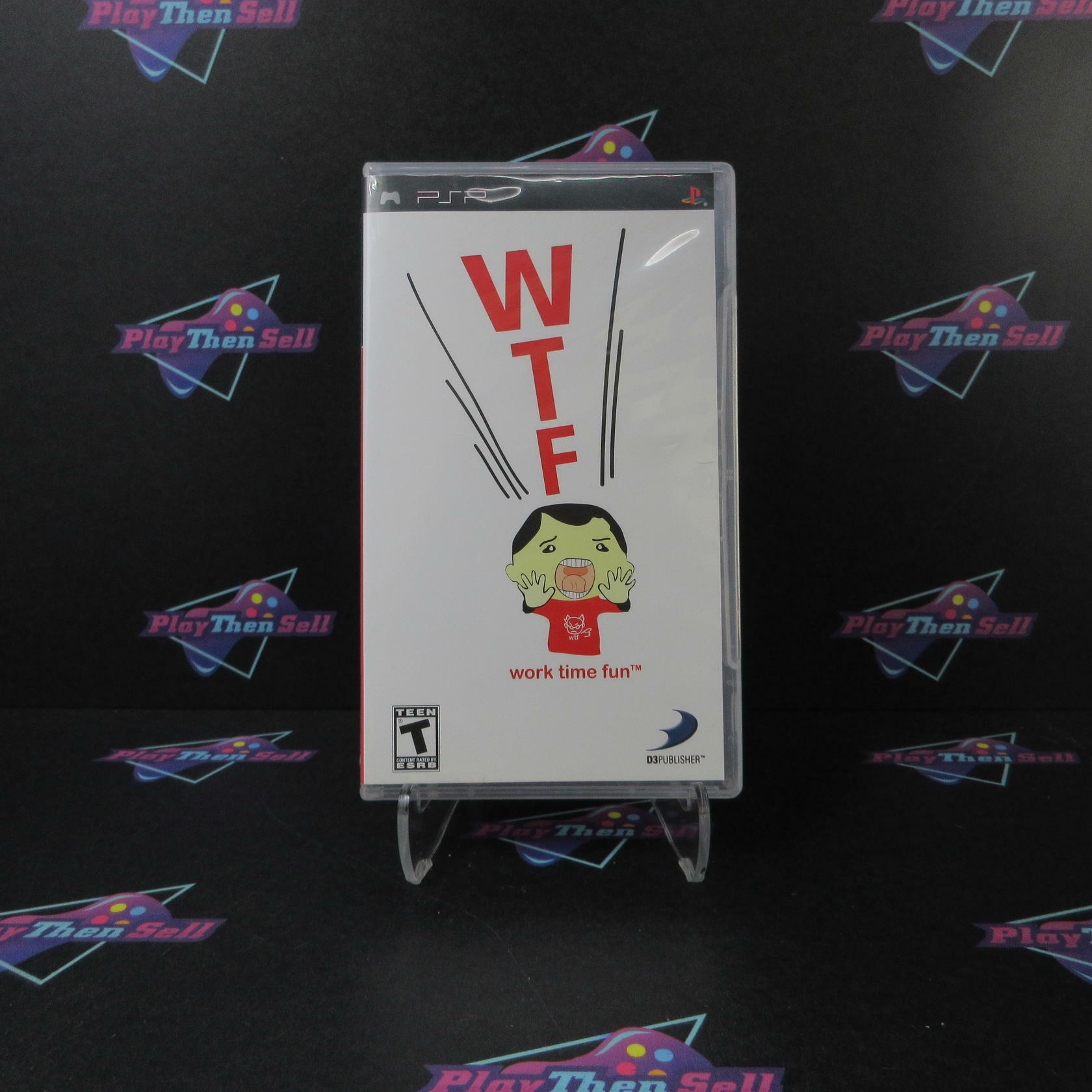 WTF Work Time Fun Sony PSP - Very Good