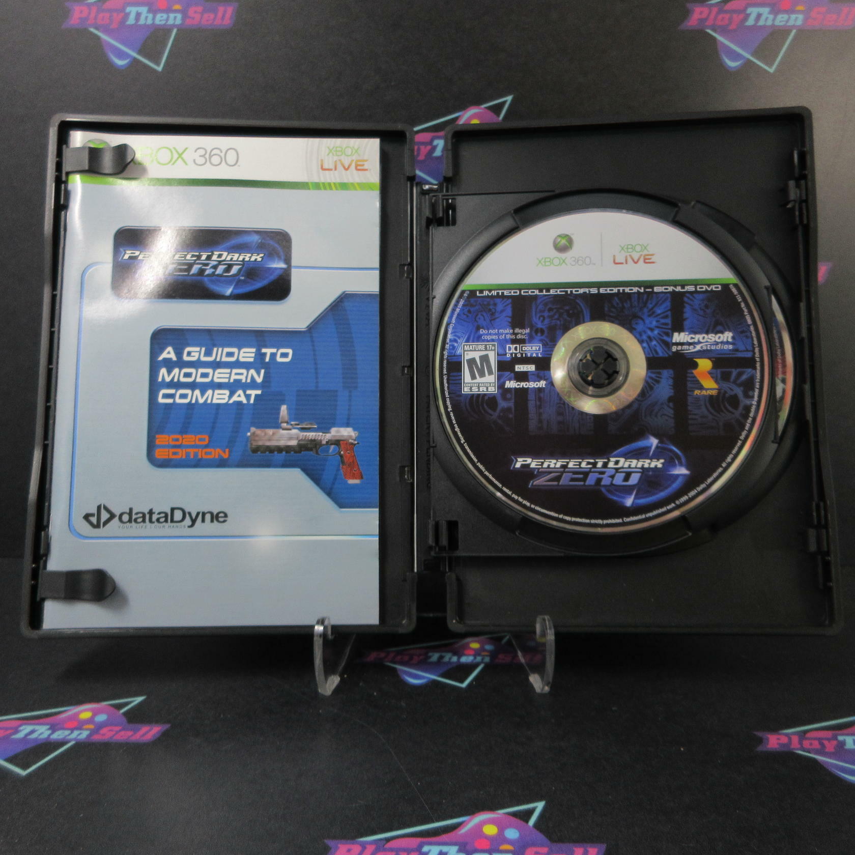 Perfect Dark Zero Xbox 360 Limited Collector's Edition Steelbook + Comic / Glyph - Like New