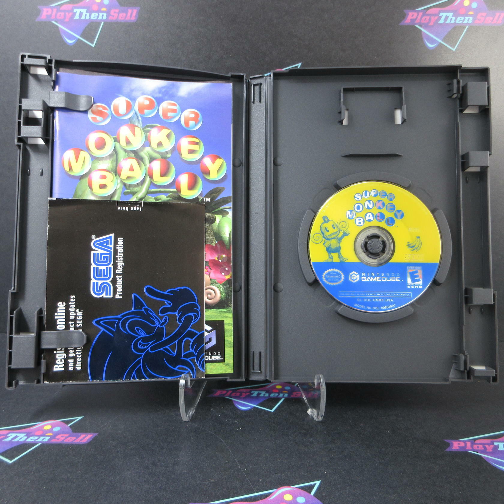 Super Monkey Ball Nintendo Gamecube + Reg Card - Like New