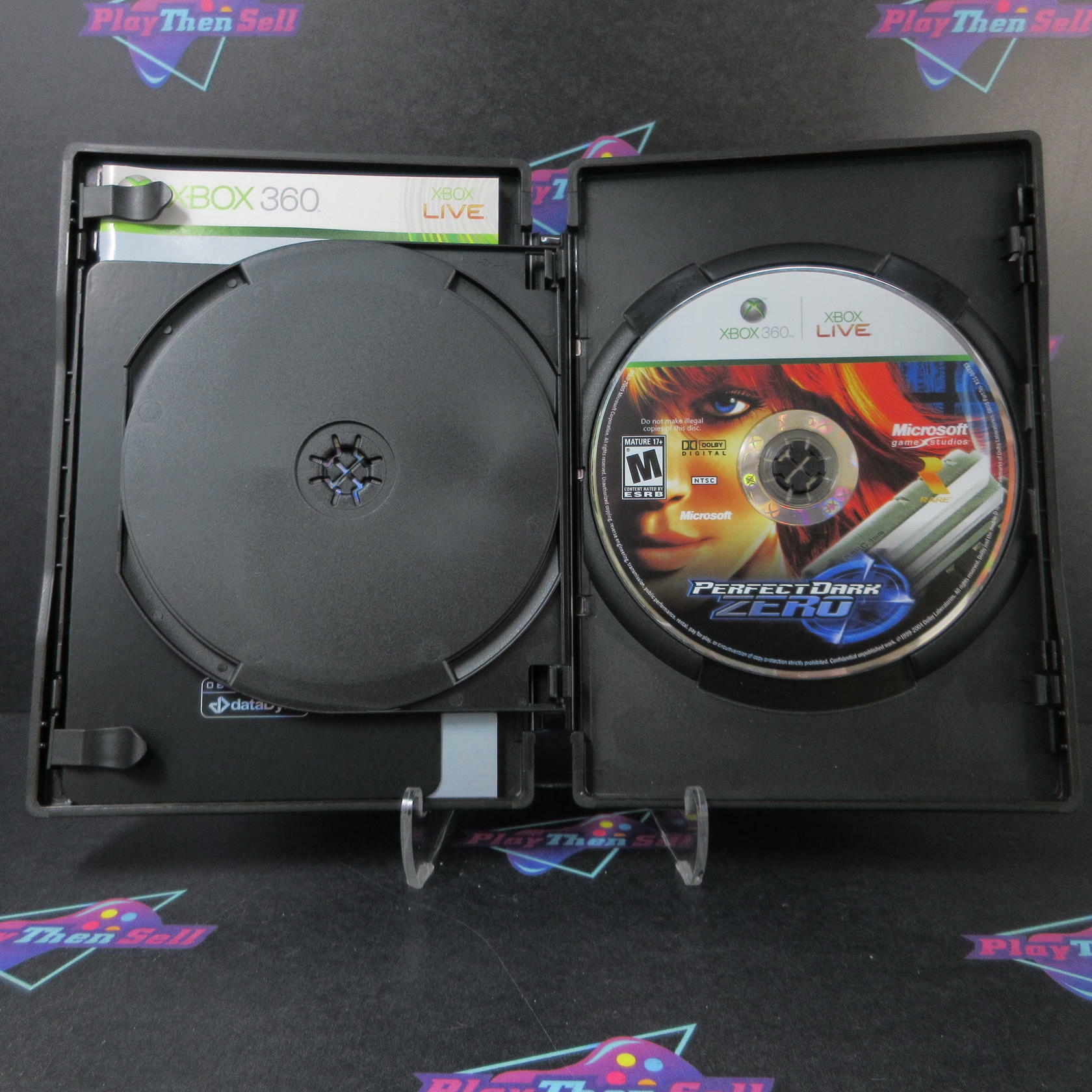 Perfect Dark Zero Xbox 360 Limited Collector's Edition Steelbook + Comic / Glyph - Like New