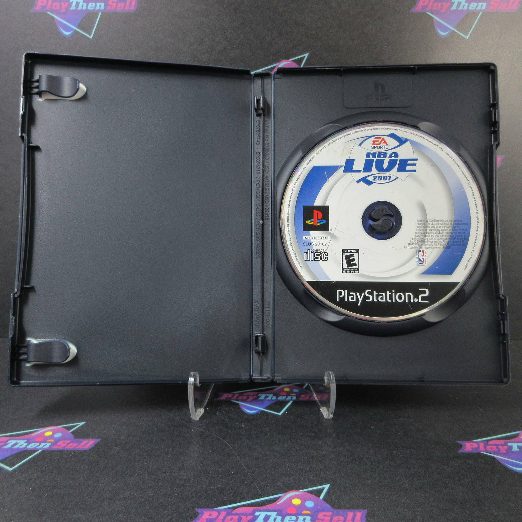 NBA Live 2001 + Reg Card PS2 PlayStation 2 DD/NM - Very Good