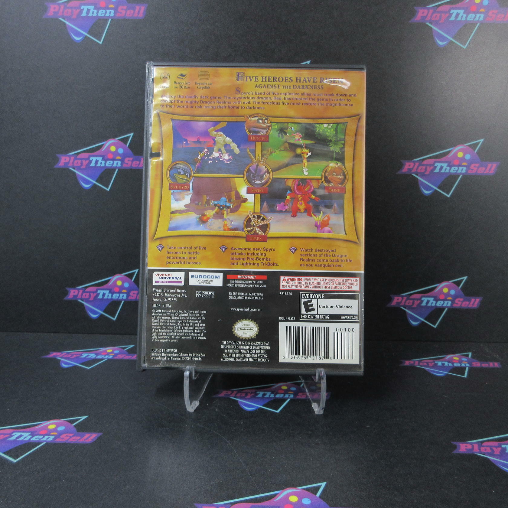 Spyro A Hero's Tail Nintendo Gamecube AD/NM - Very Good