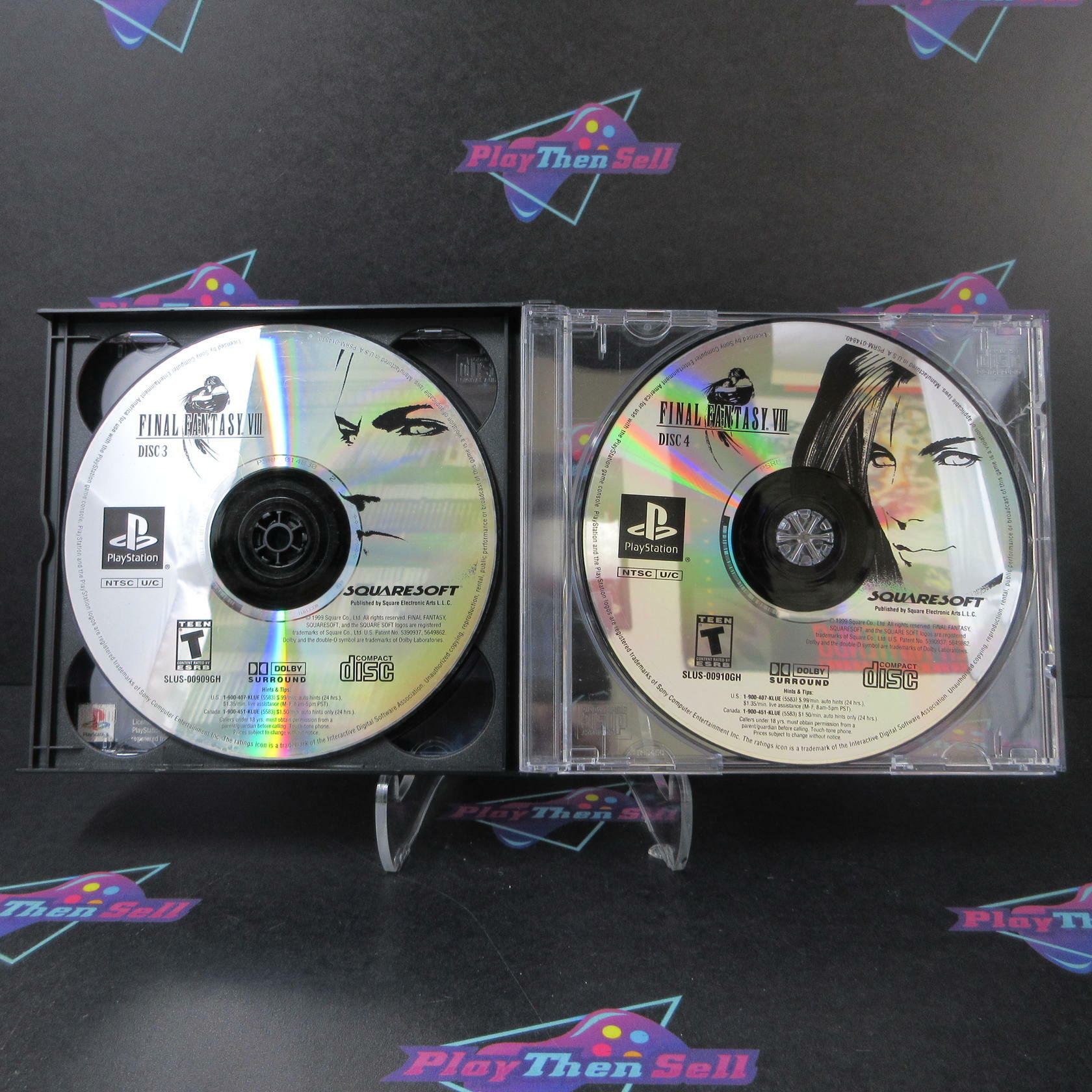 Final Fantasy VII PS1 PlayStation 1 Black Label MD No Back Art Complete CIB - Very Good