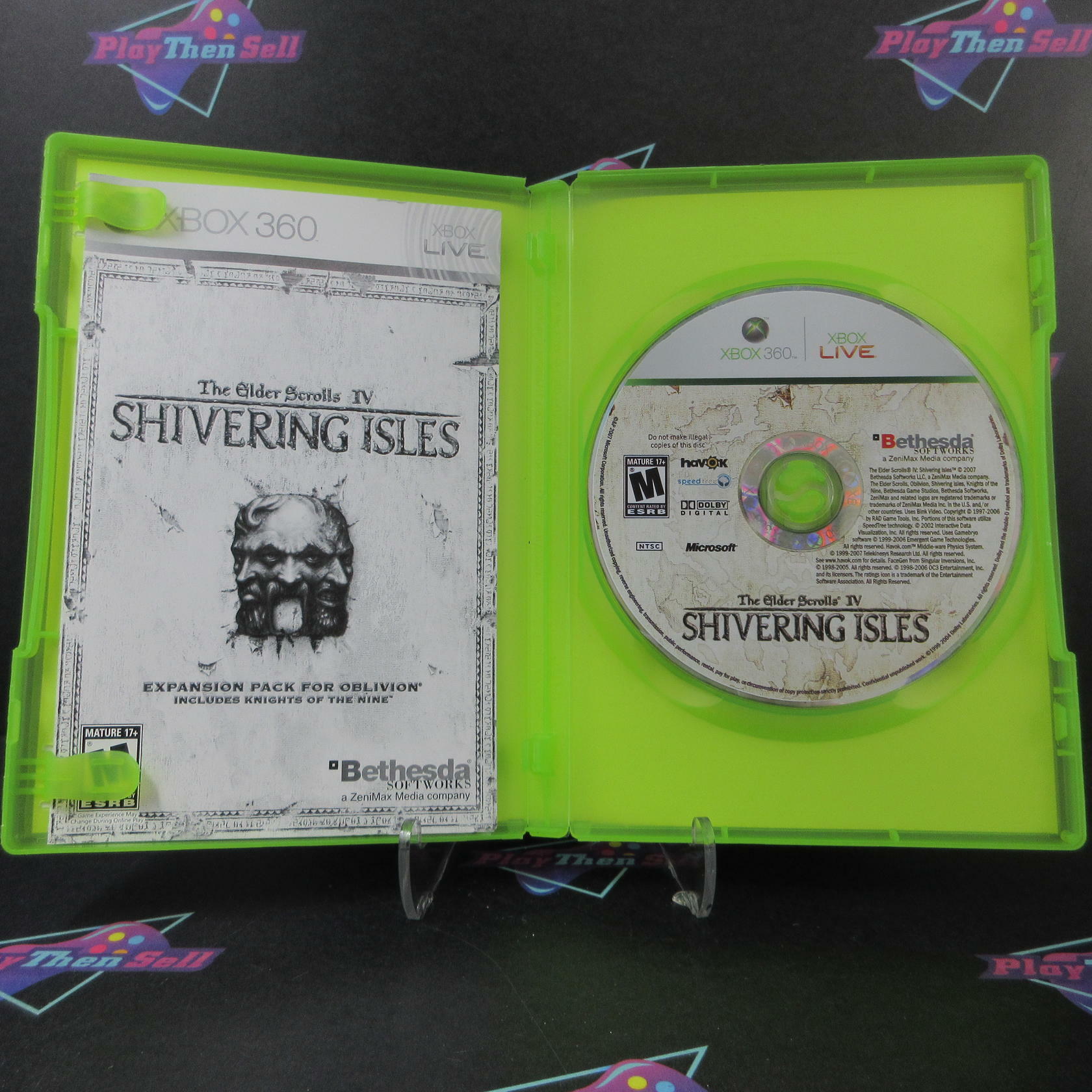 The Elder Scrolls IV Shivering Isles Xbox 360 - Like New