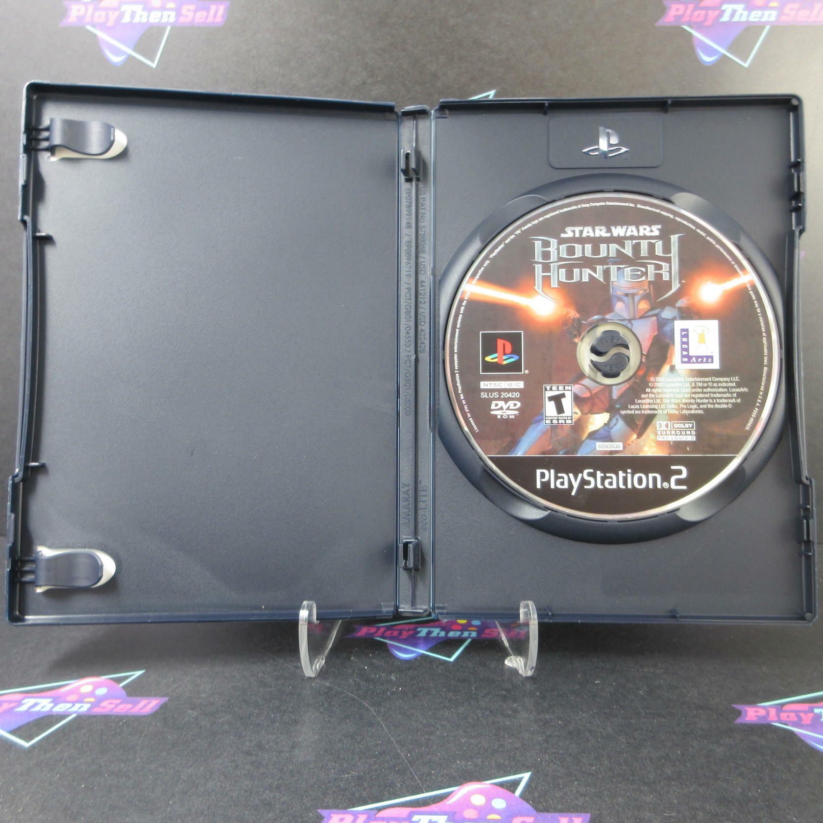 Star Wars Bounty Hunter PS2 PlayStation 2 AD/NM - Very Good