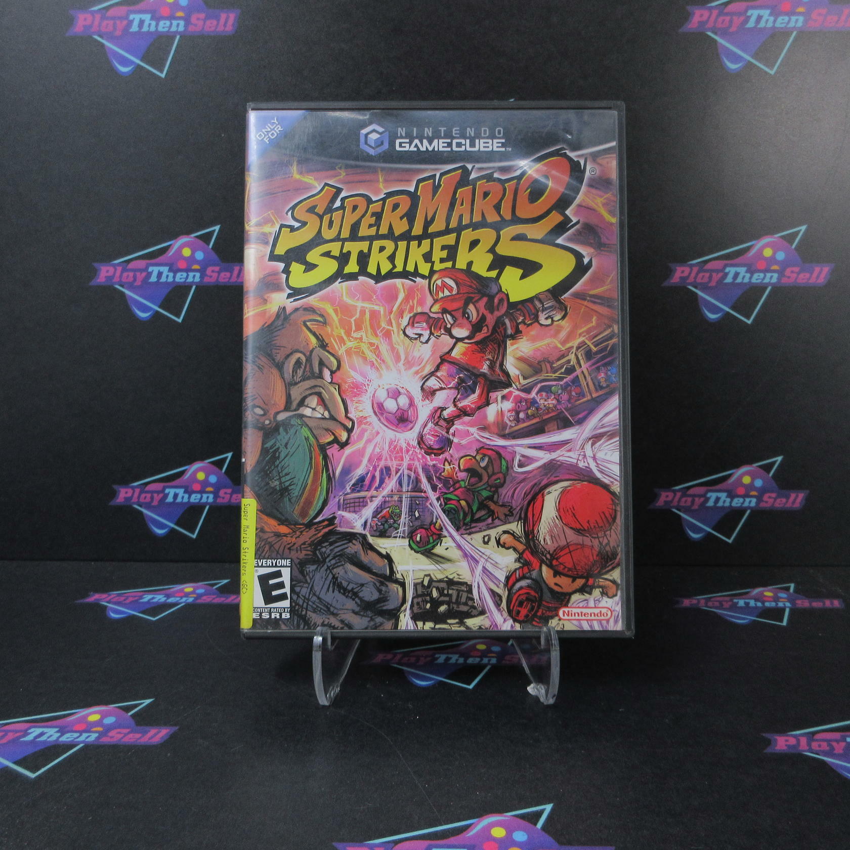 Super Mario Strikers Nintendo GameCube AD Complete CIB - Very Good