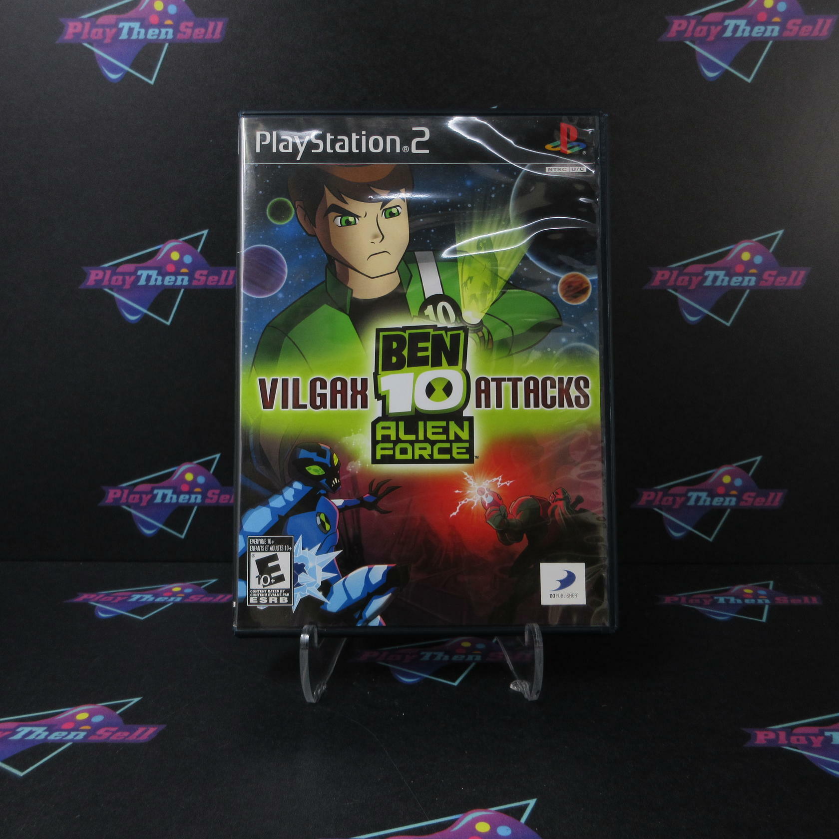 Ben 10 Alien Force Vilgax Attacks PS2 PlayStation 2 DD Complete CIB - Very Good